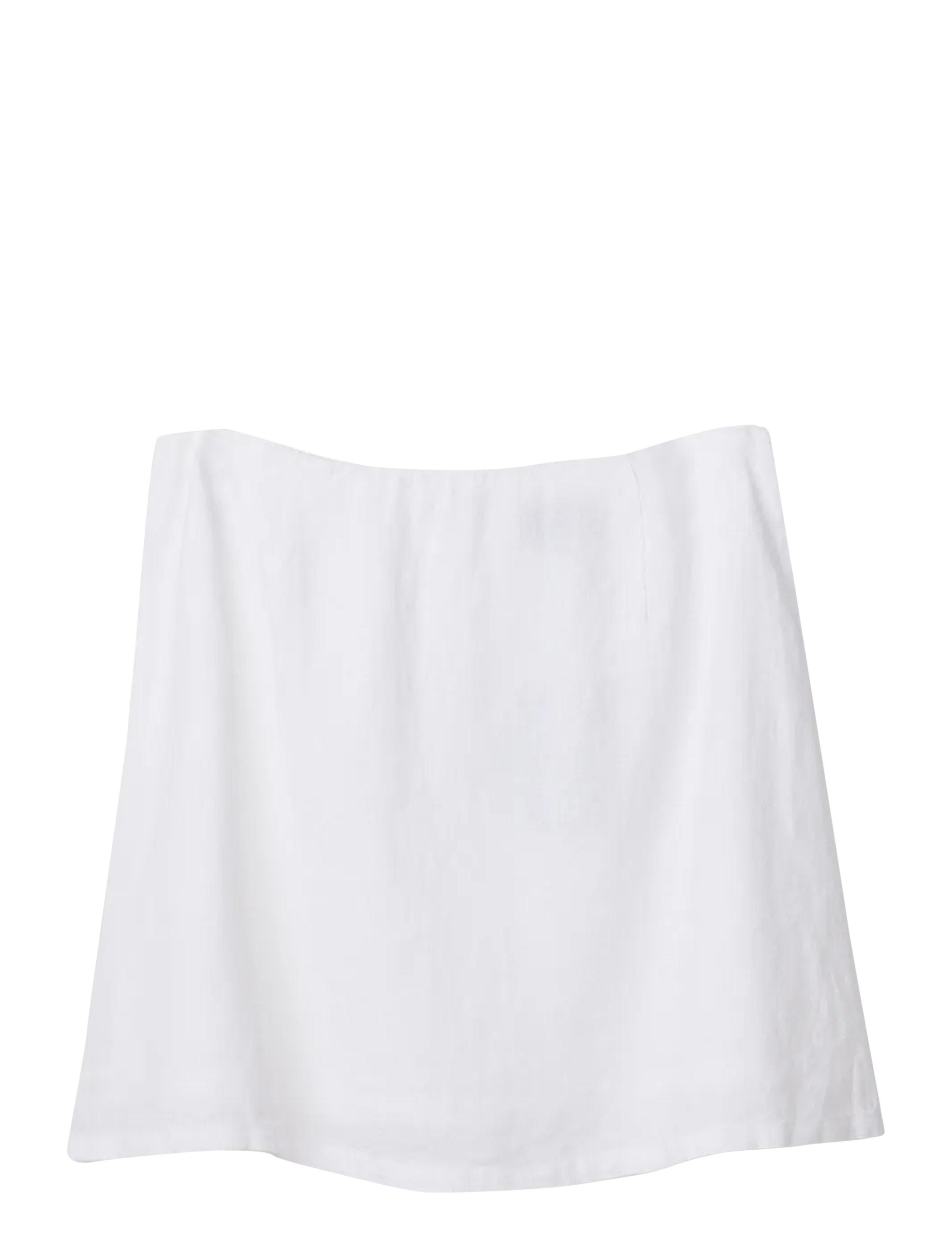 LEXINGTON CLOTHING Kurz Linen Rock Weiß - L - Damen