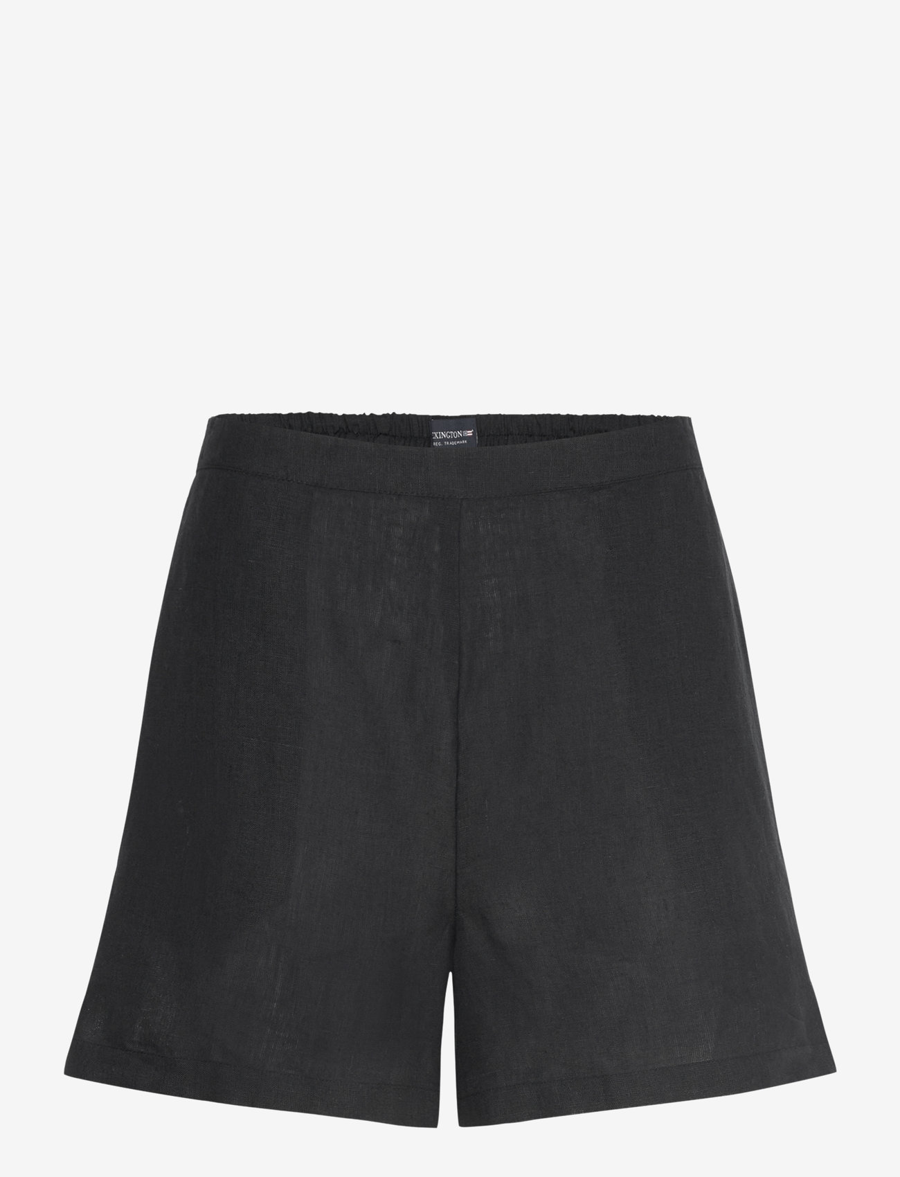 Lexington Clothing Breezy Linen Shorts - Shorts - BLACK / black