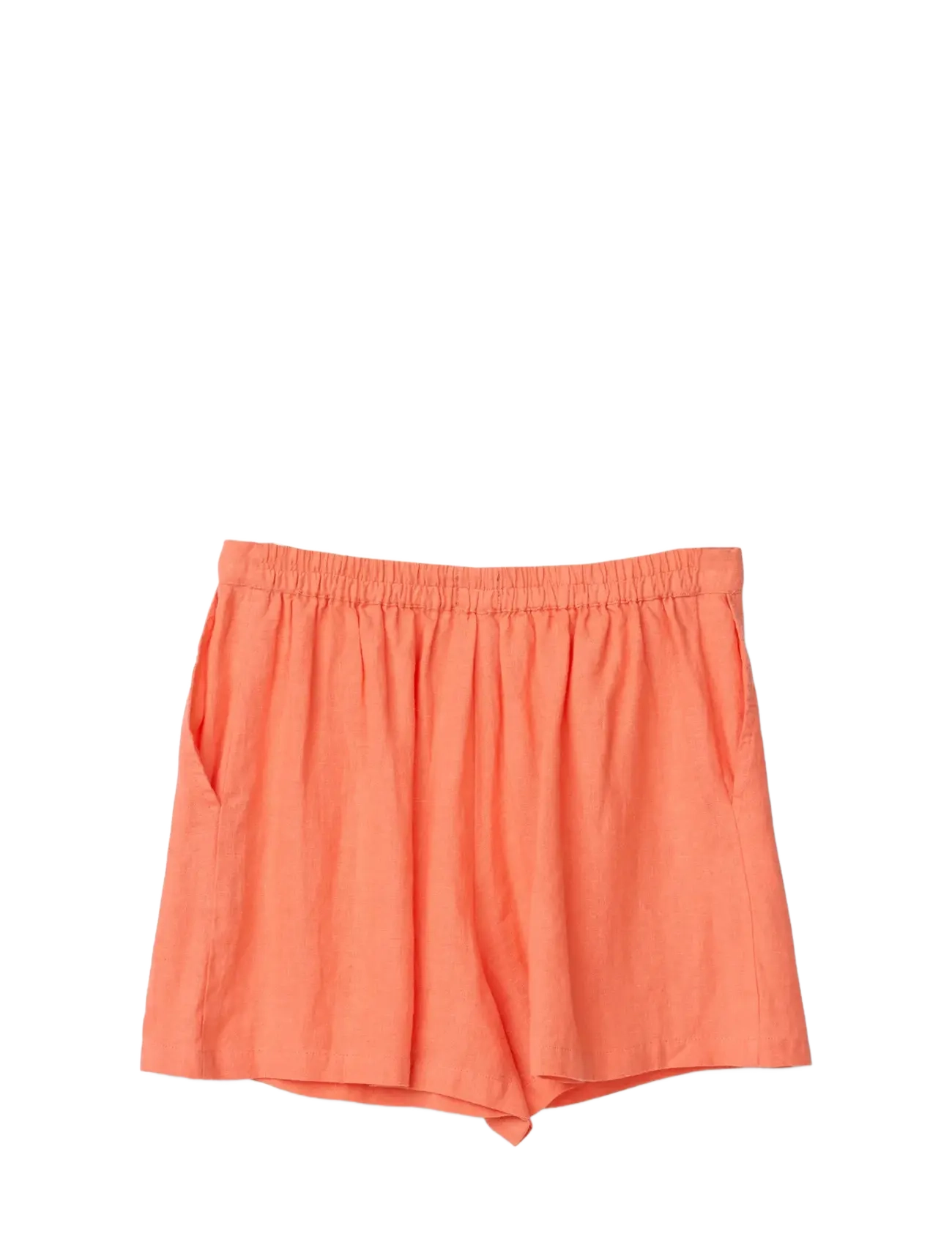Lexington Clothing - Breezy Linen Shorts - casual shorts - coral - 1