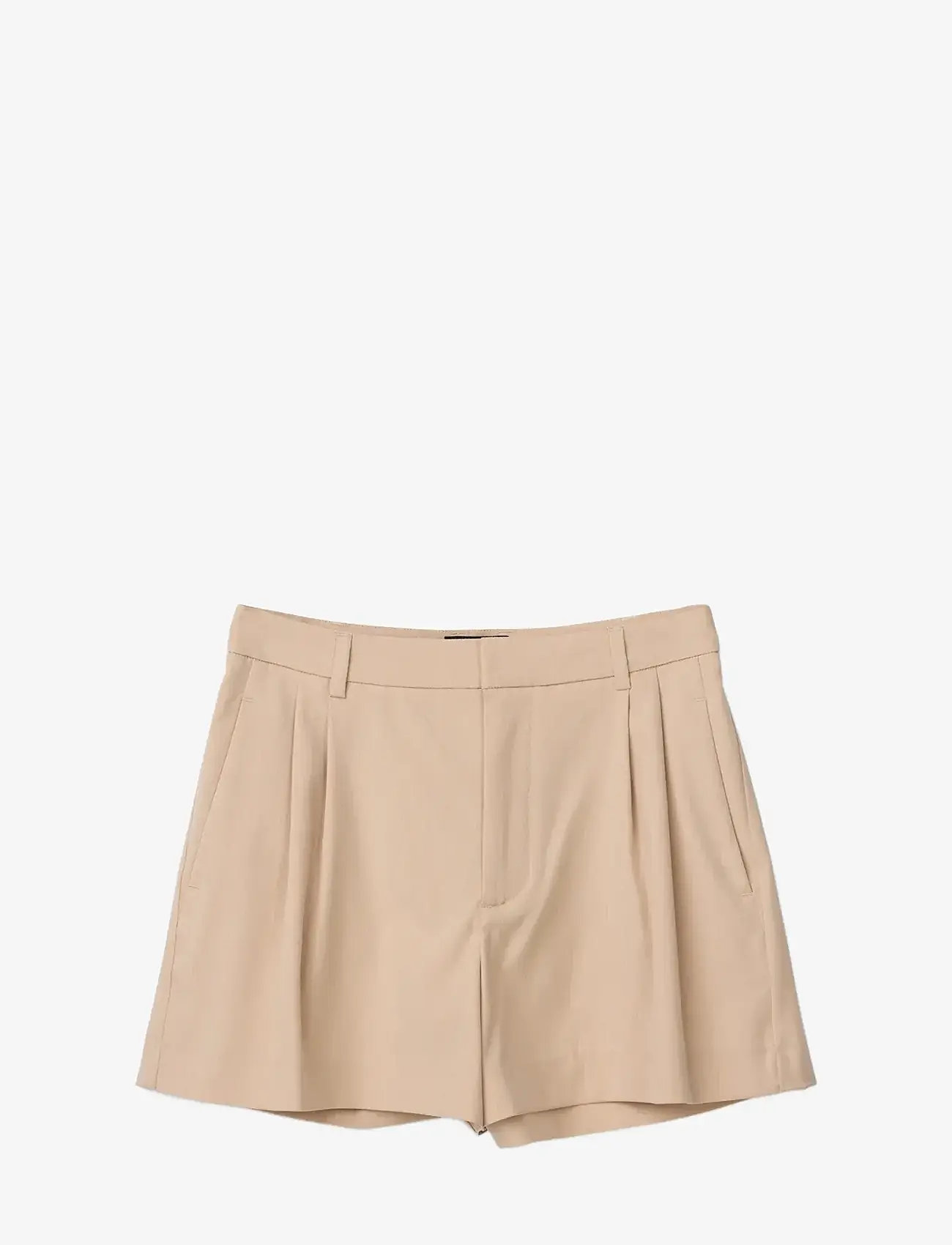 Lexington Clothing - Classic Tailored Shorts - casual shorts - light beige - 1