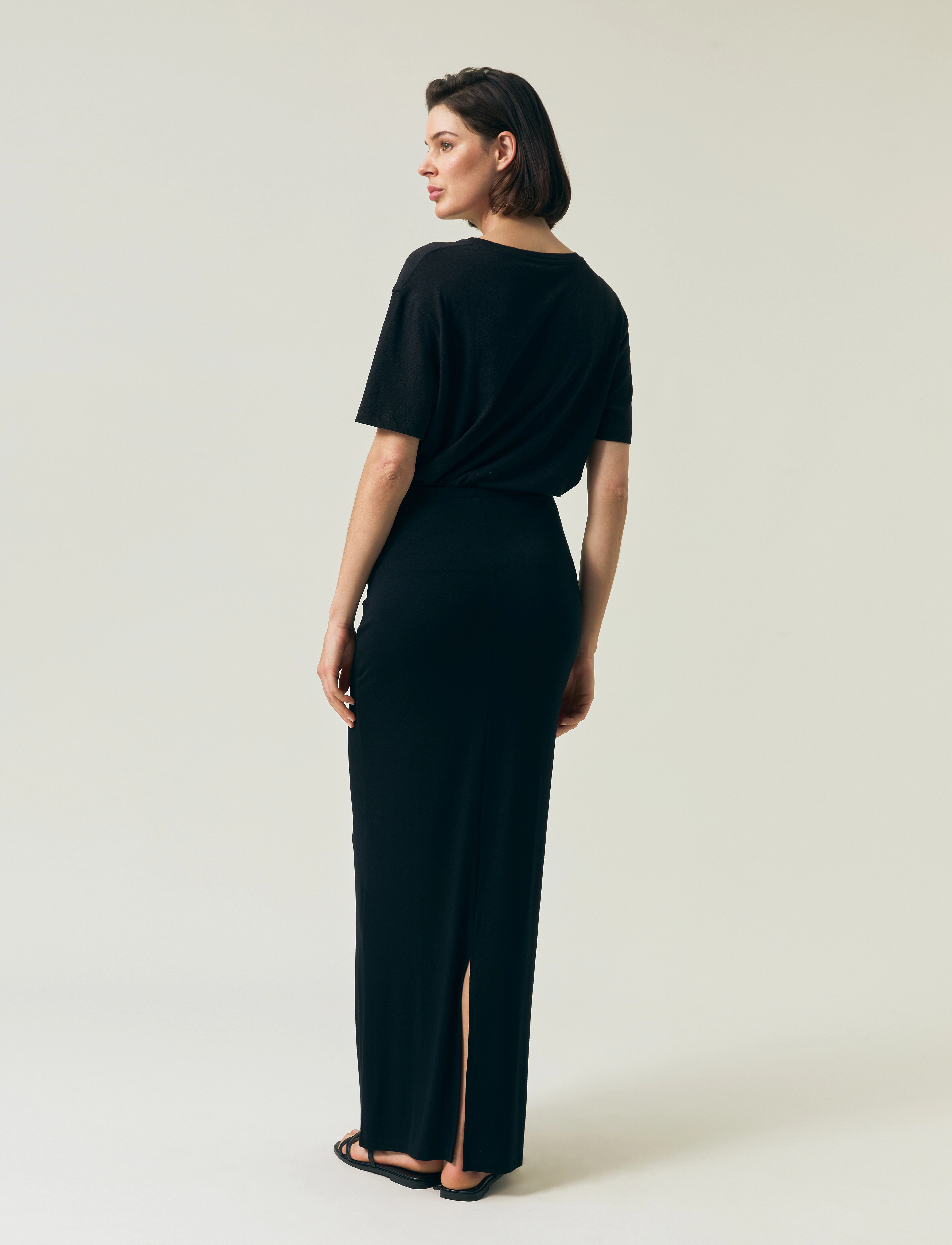 Lexington Clothing - Maxi Jersey Skirt - black - 2