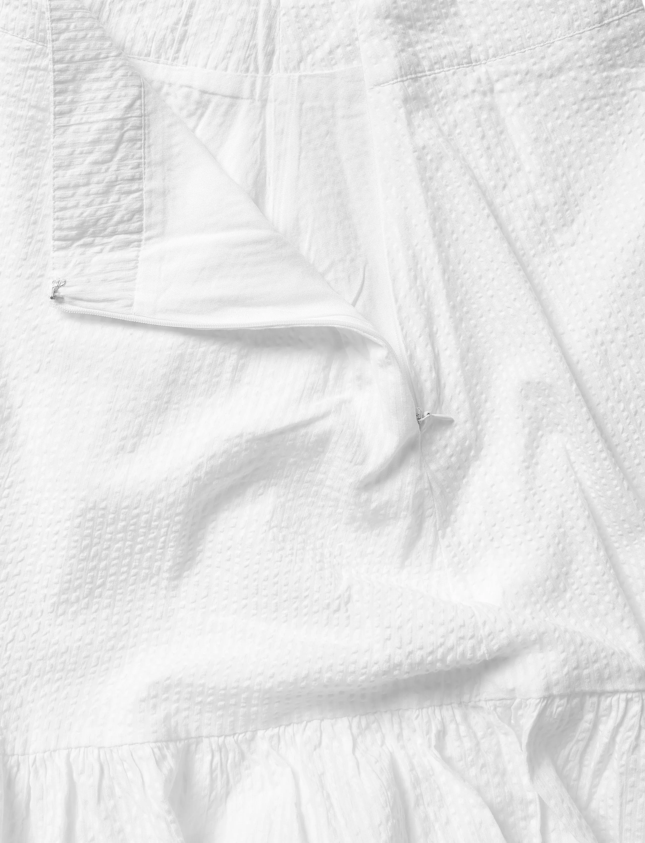 Lexington Clothing - Seersucker Maxi Skirt - maxi nederdele - white - 5