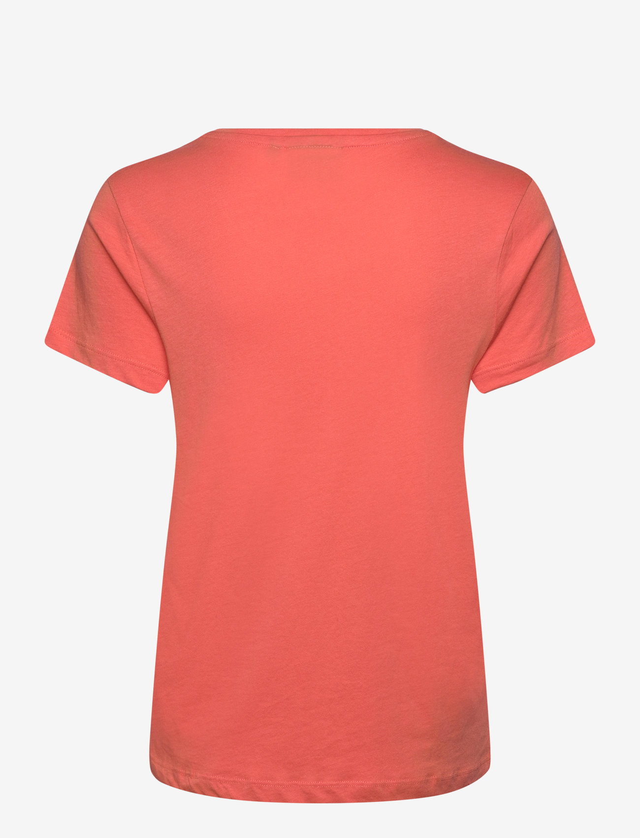 Lexington Clothing - Cotton-Modal Blend Classic Tee - t-shirts - coral - 2