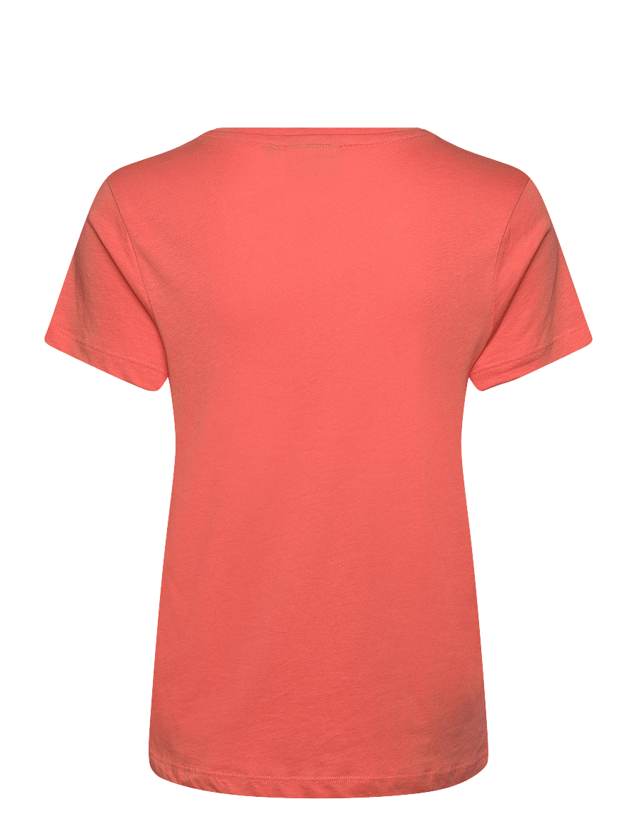 Lexington Clothing - Cotton-Modal Blend Classic Tee - coral - 2