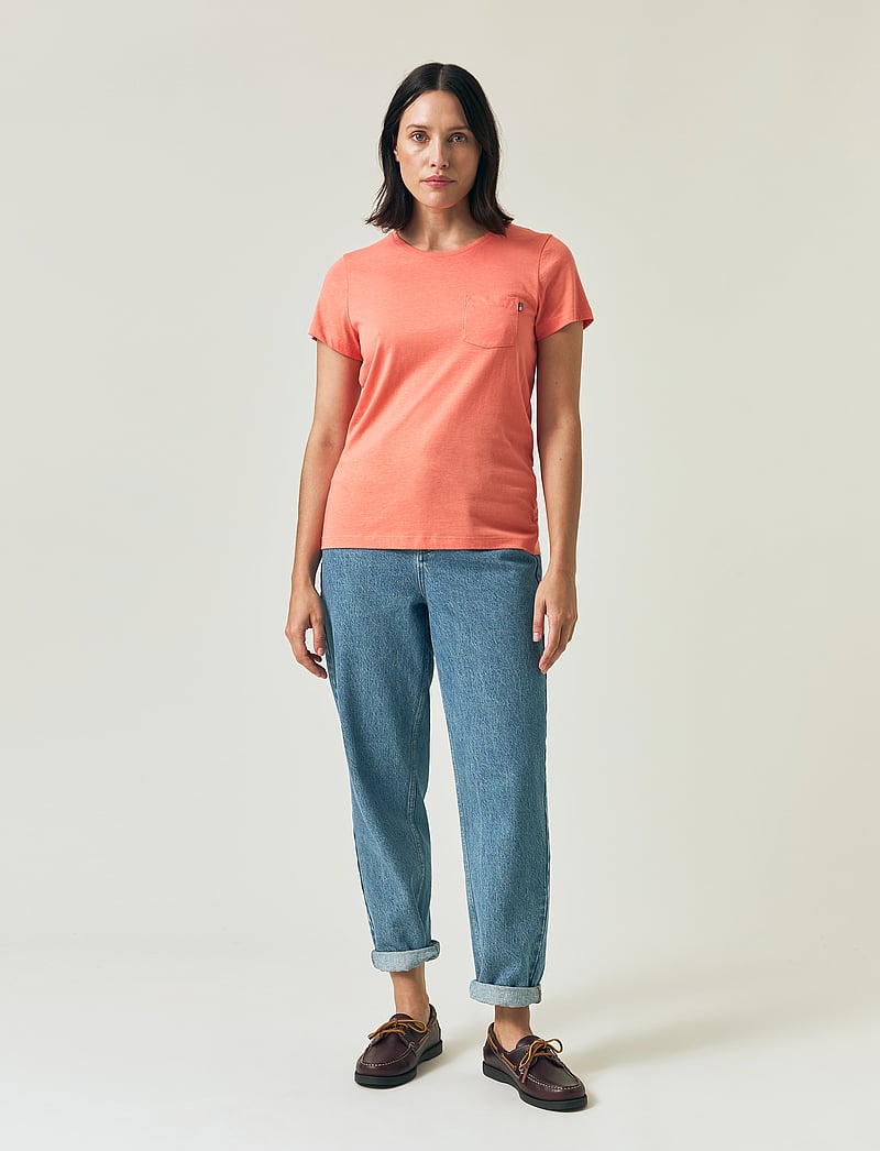 Lexington Clothing - Cotton-Modal Blend Classic Tee - t-shirts - coral - 0