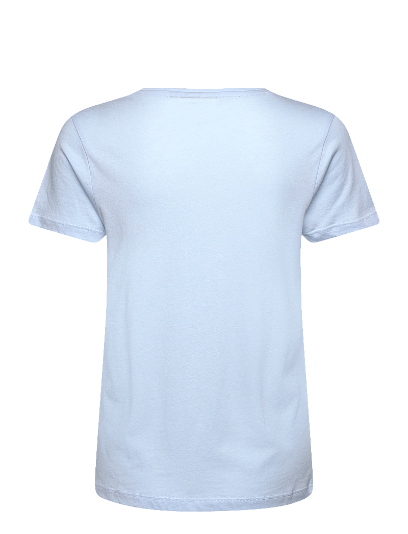 Lexington Clothing - Cotton-Modal Blend Classic Tee - t-shirts - light blue - 1