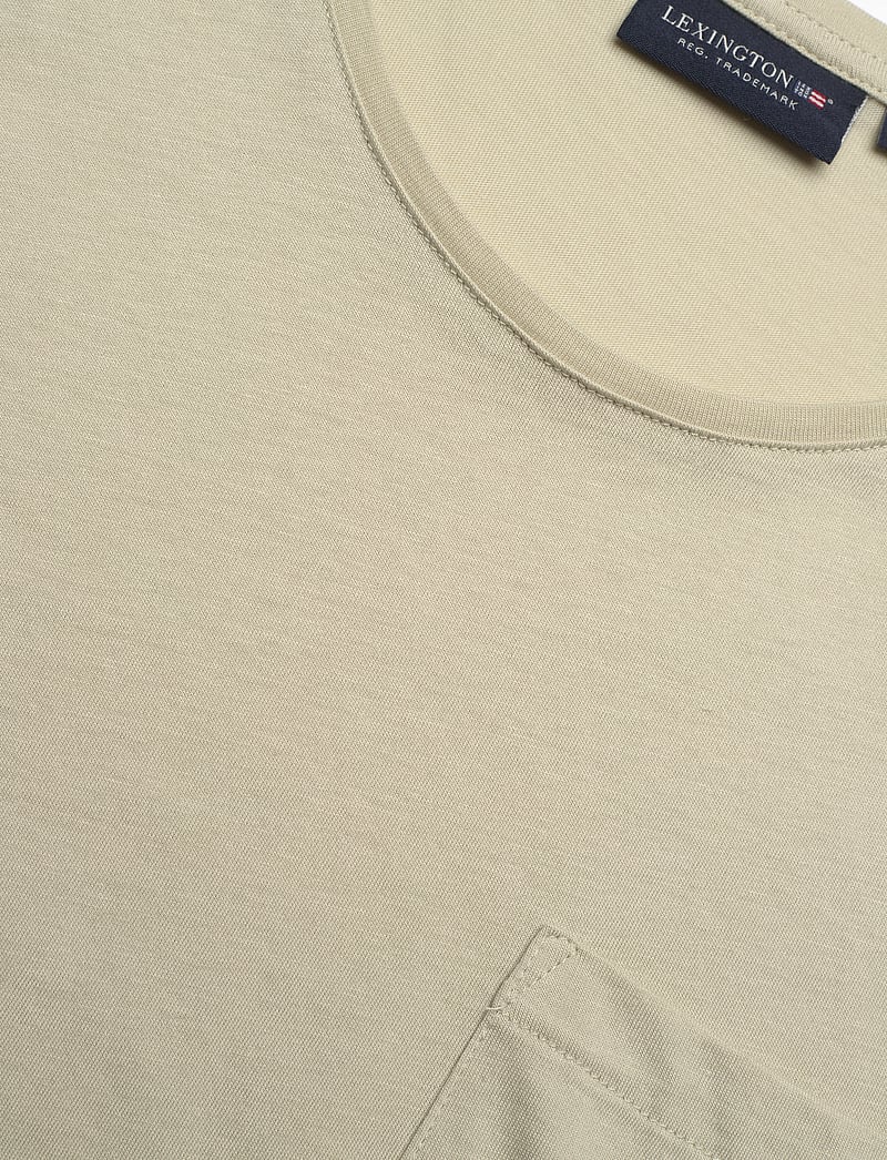 Lexington Clothing - Cotton-Modal Blend Classic Tee - t-shirts - light green - 2