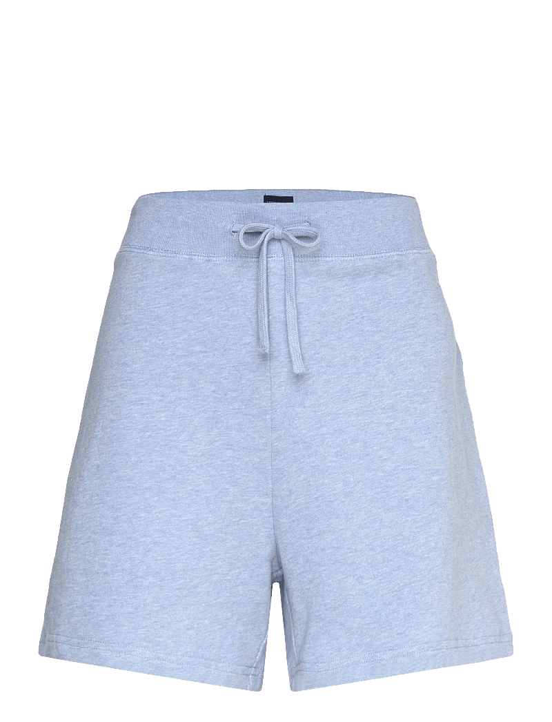 Lexington Clothing - Classic Logo Jersey Shorts - sweatshorts - light blue melange - 1