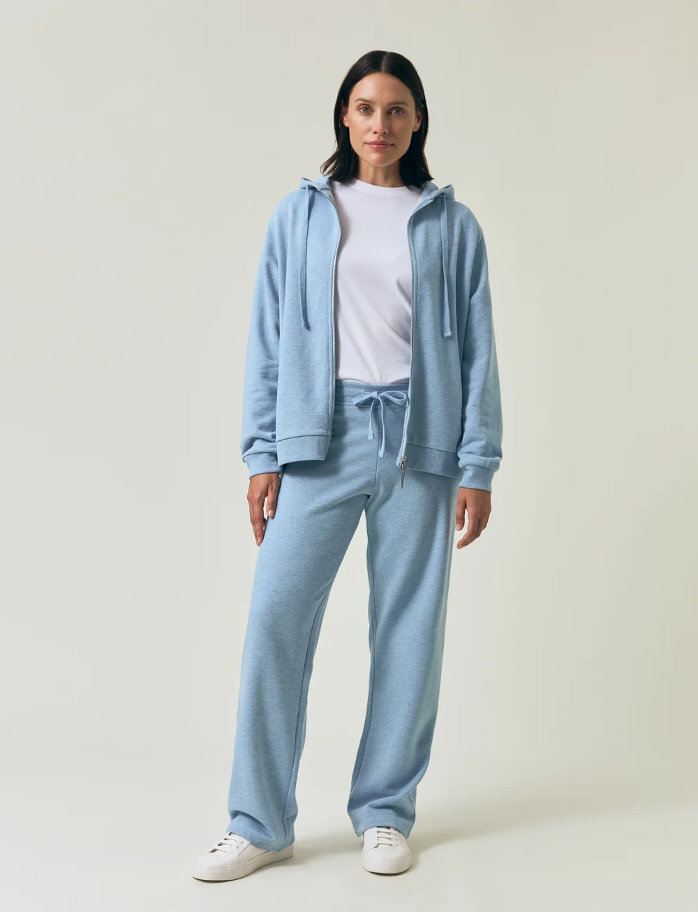 Lexington Clothing - Classic Logo Jersey Pants - mados tendencijos - light blue melange - 0