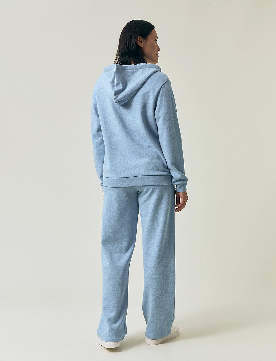Lexington Clothing - Classic Logo Zip Hoodie - hupparit - light blue melange - 3
