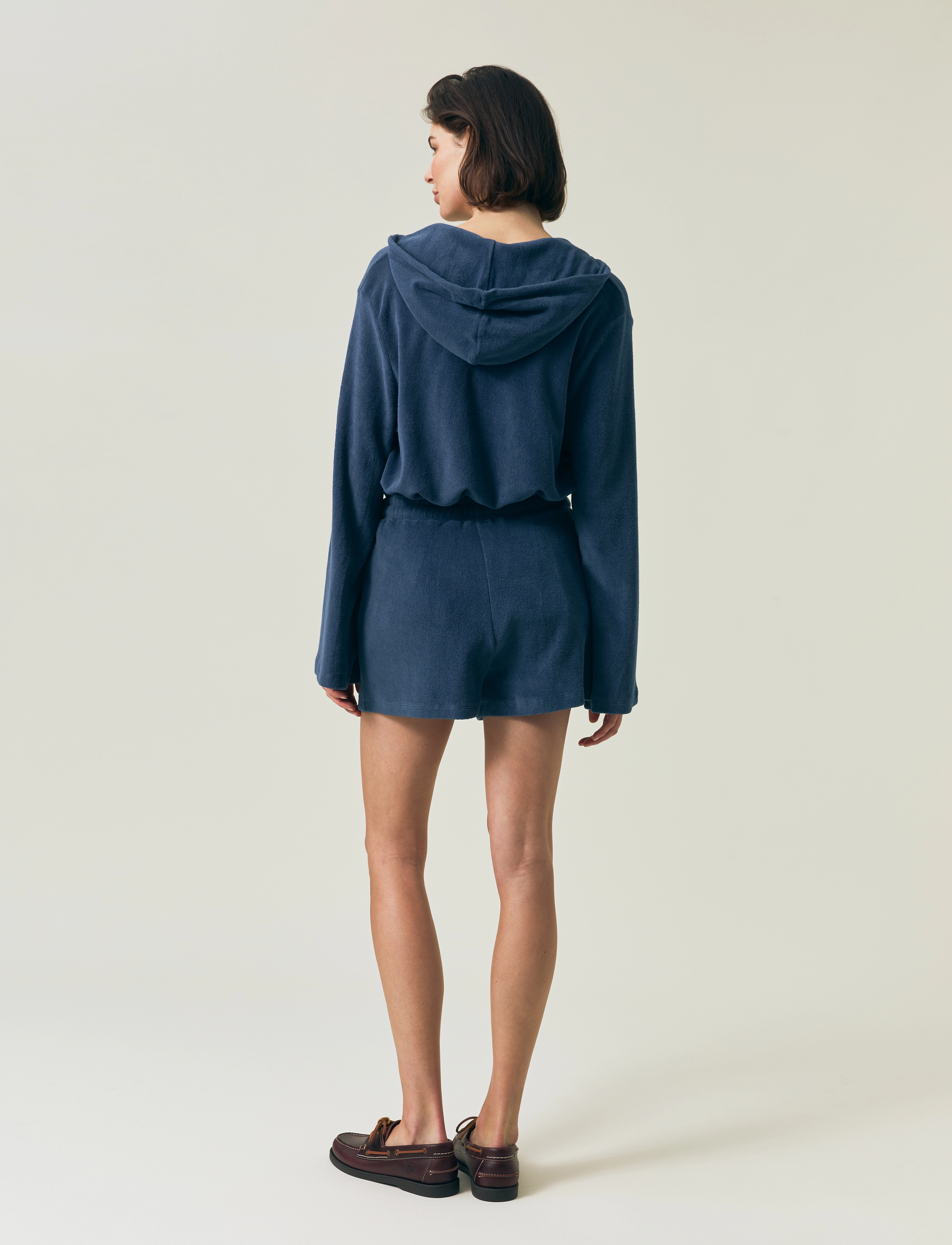 Lexington Clothing - Organic Cotton Terry Shorts - casual shorts - offwhite - 3
