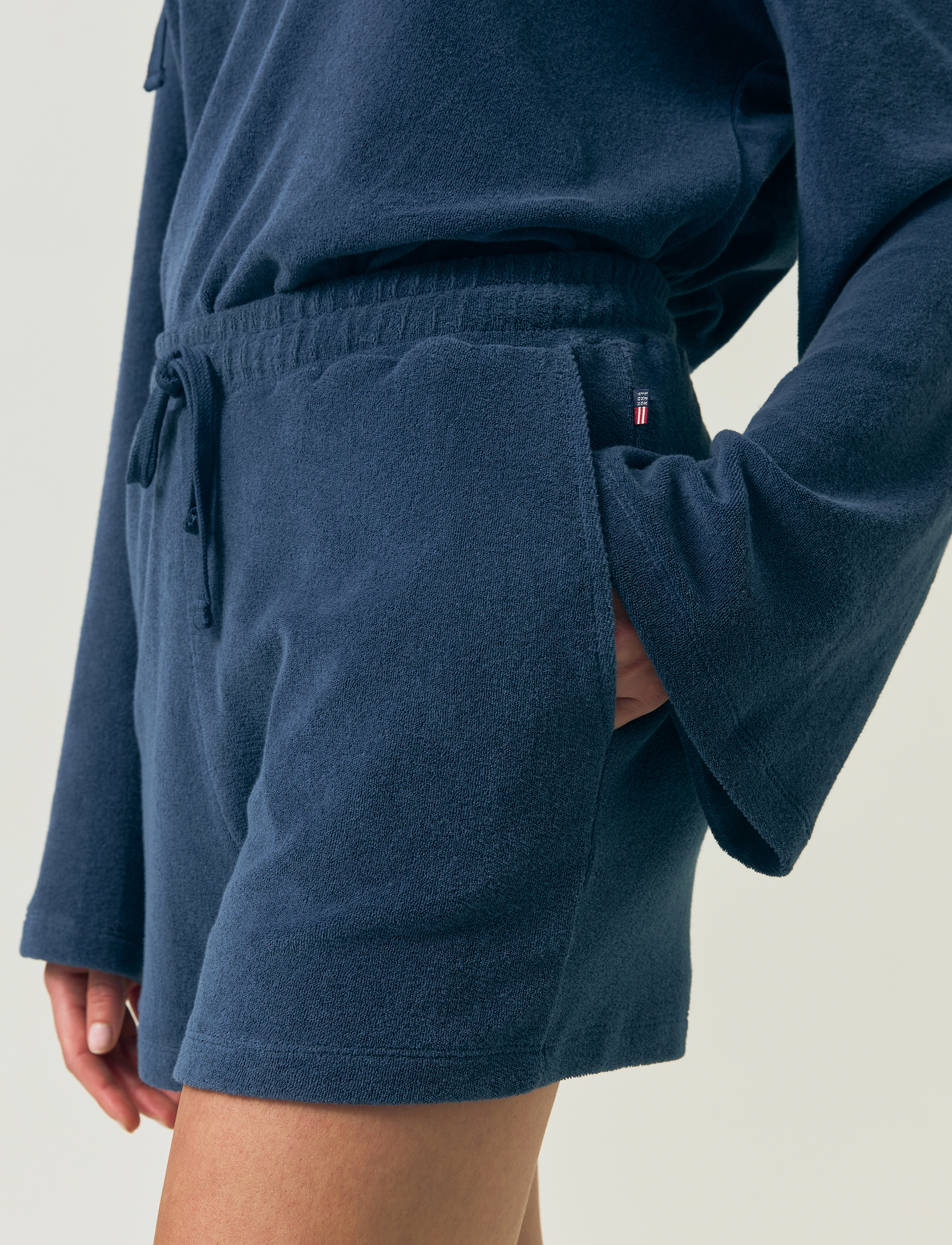 Lexington Clothing - Organic Cotton Terry Shorts - casual shorts - offwhite - 4