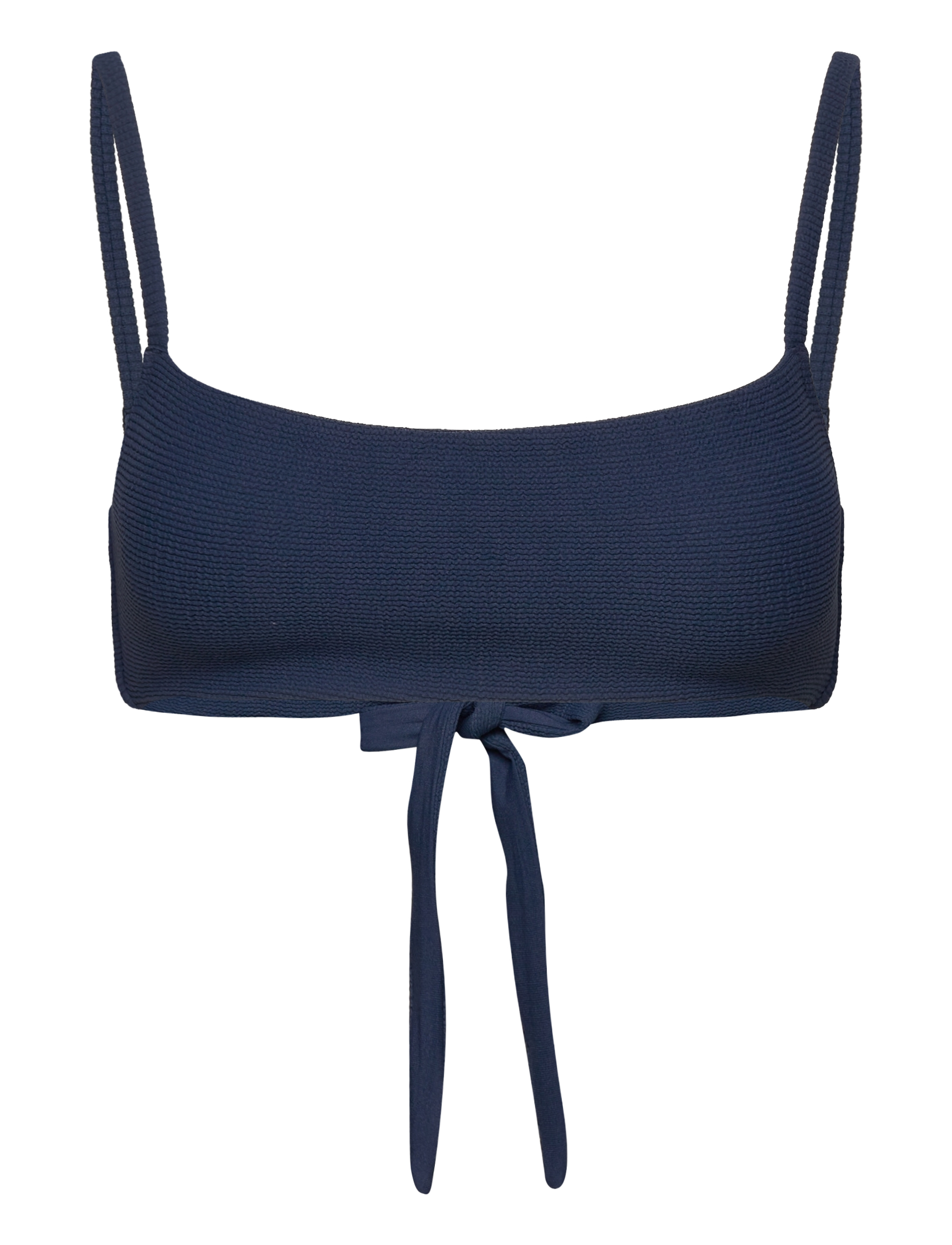 Lexington Clothing Textured Bikini Top - Lexington Clothing - DARK BLUE / navy