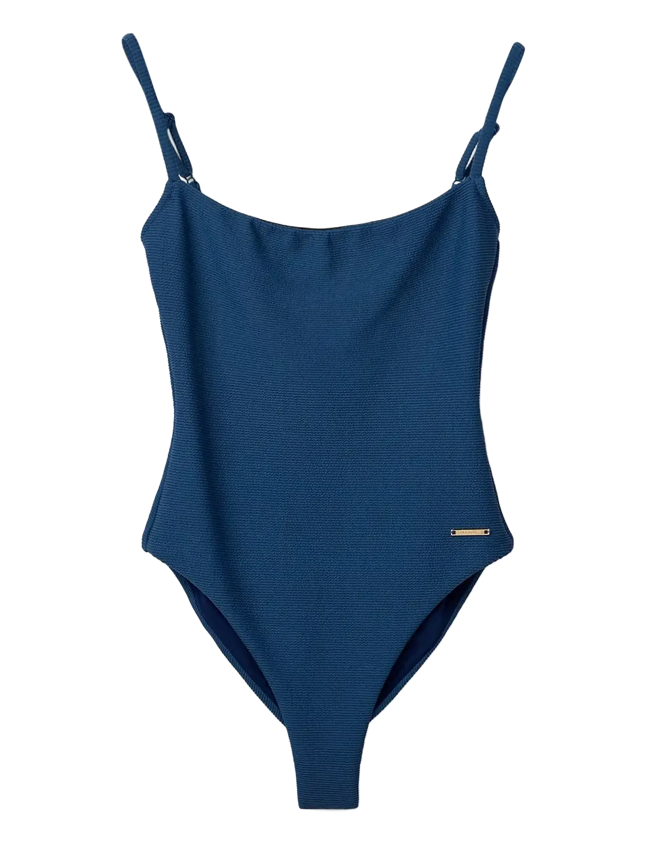 Textured Swimsuit - DARK BLUE