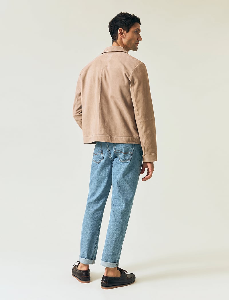 Lexington Clothing - Dusty Suede Jacket - höstjackor - light beige - 3
