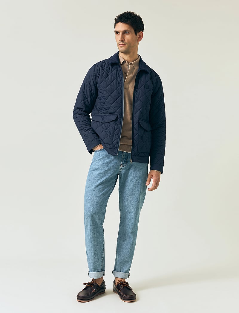 Lexington Clothing - Classic Quilted Jacket - efterårsjakker - dark blue - 0