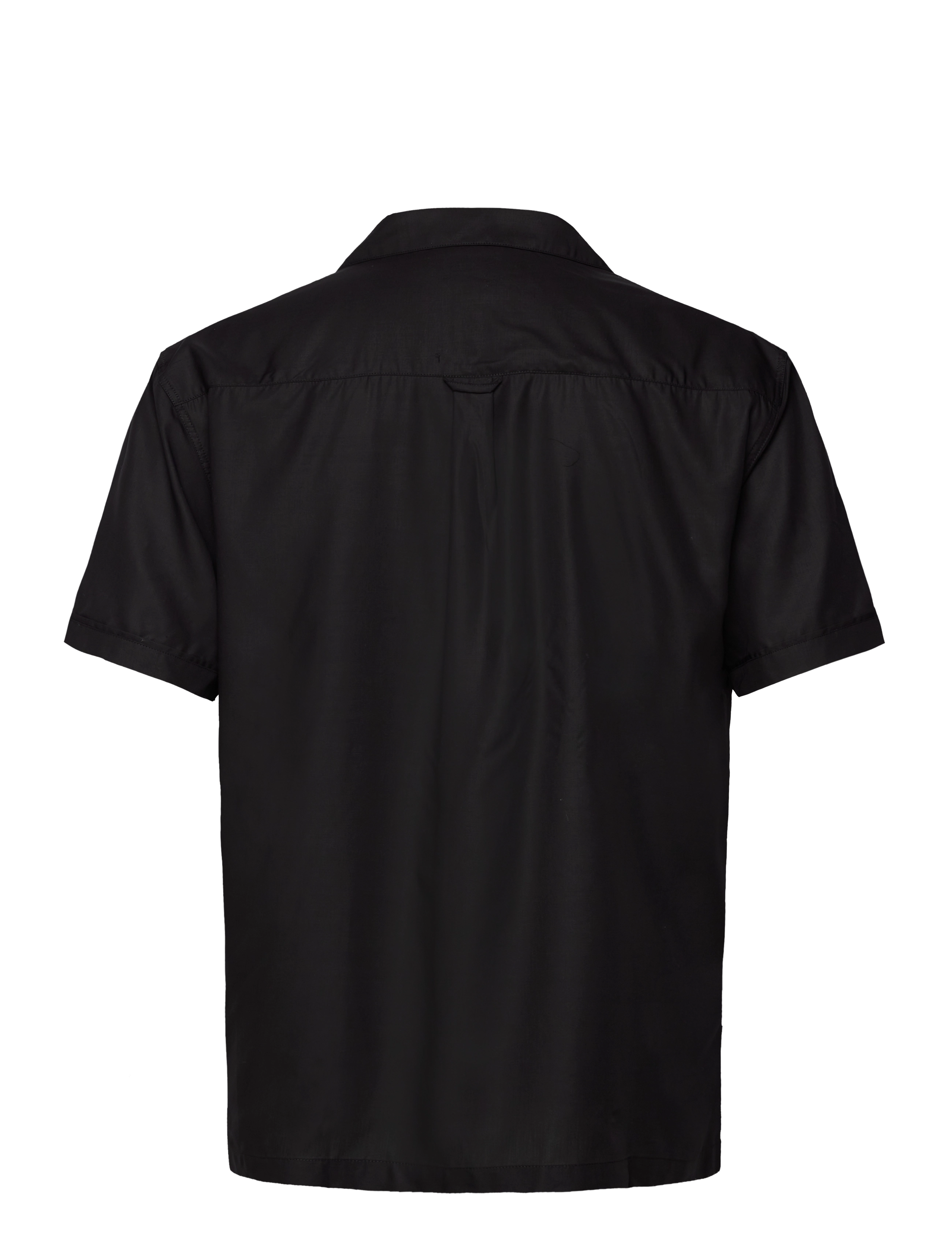 Lexington Clothing - Camp Lyocell Shirt - kortærmede t-shirts - black - 2
