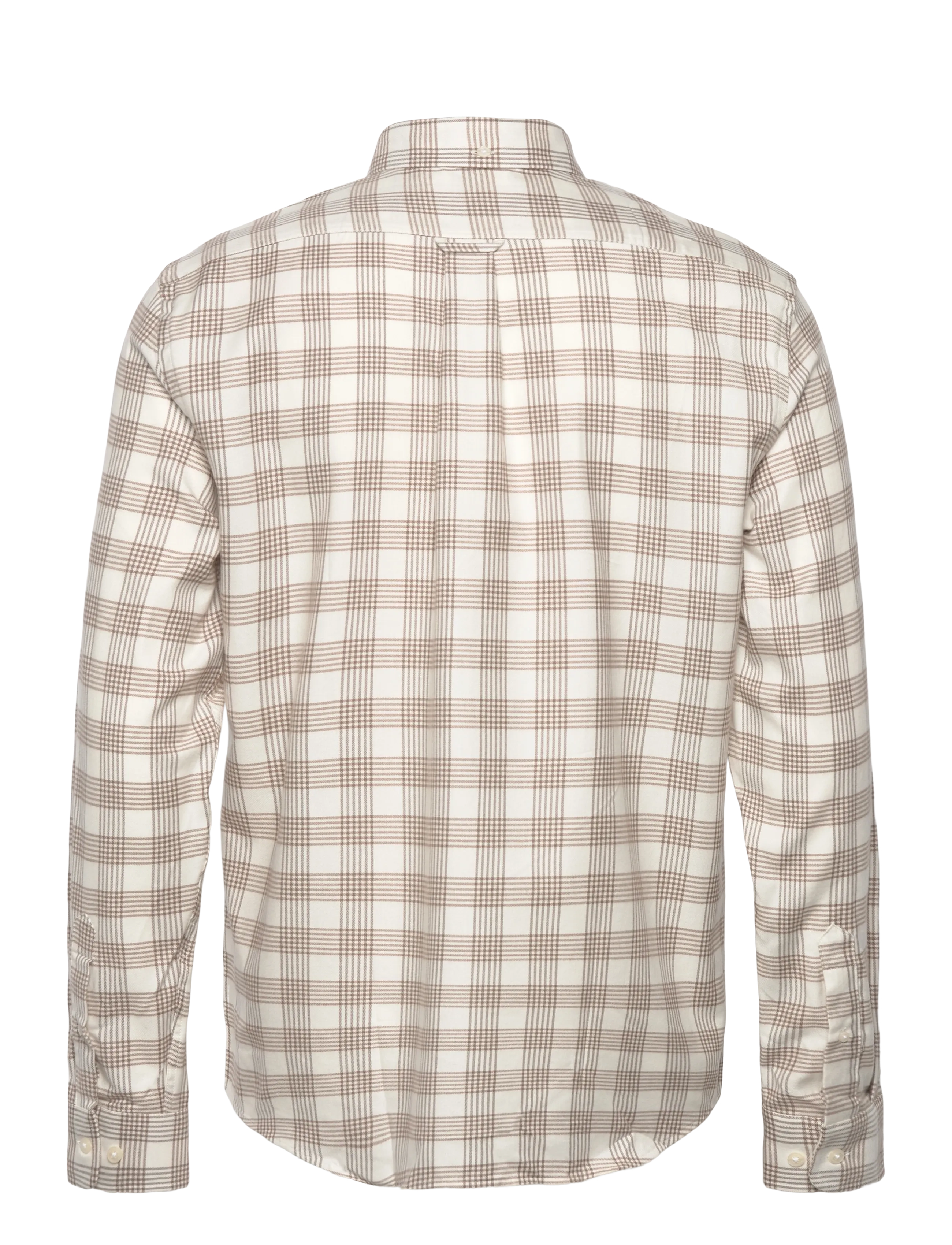 Lexington Clothing - Casual Check Flannel B.D Shirt - flanell-hemden - beige/white check - 1