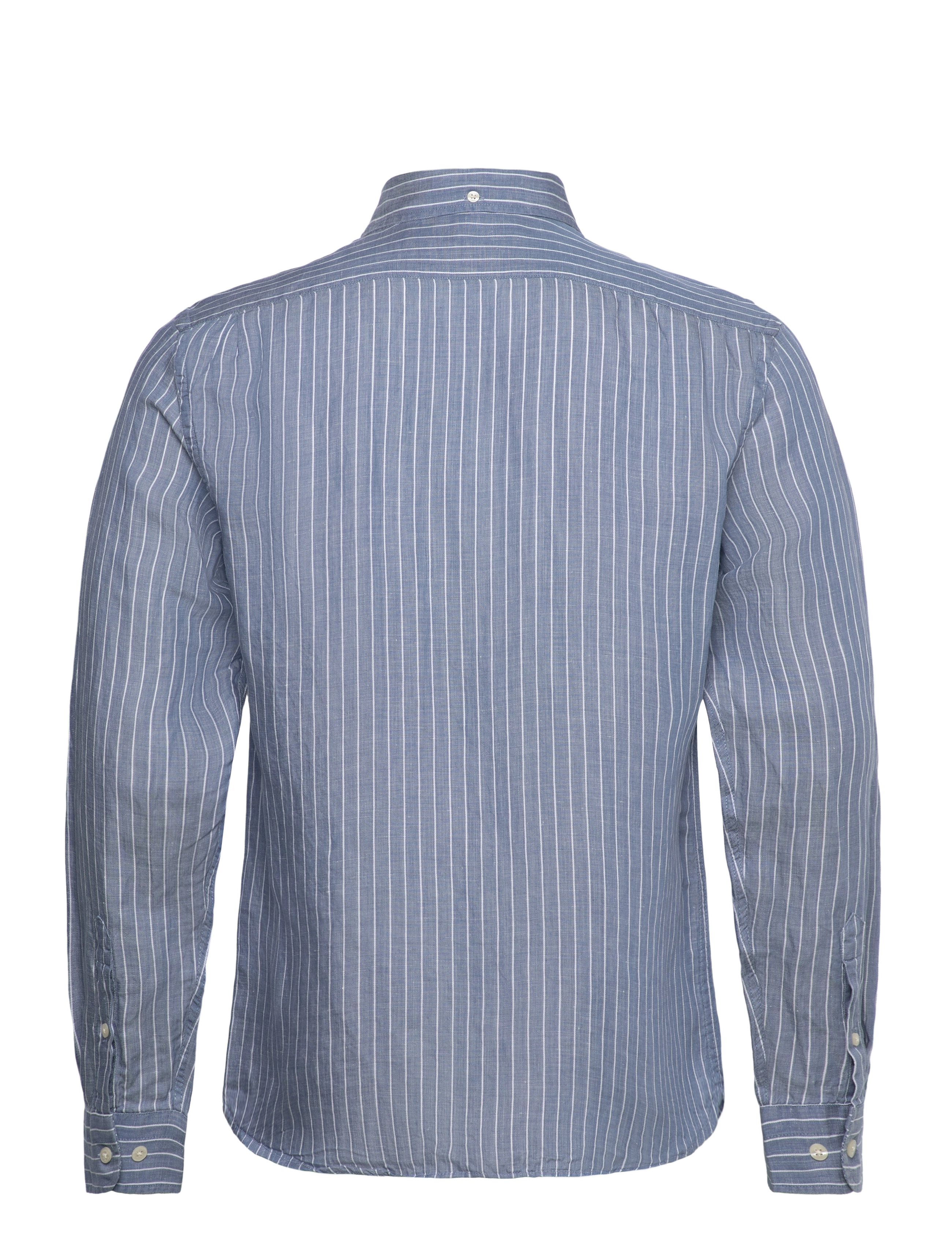 Lexington Clothing - Classic Hemp Striped Shirt - randiga skjortor - blue/white stripe - 2