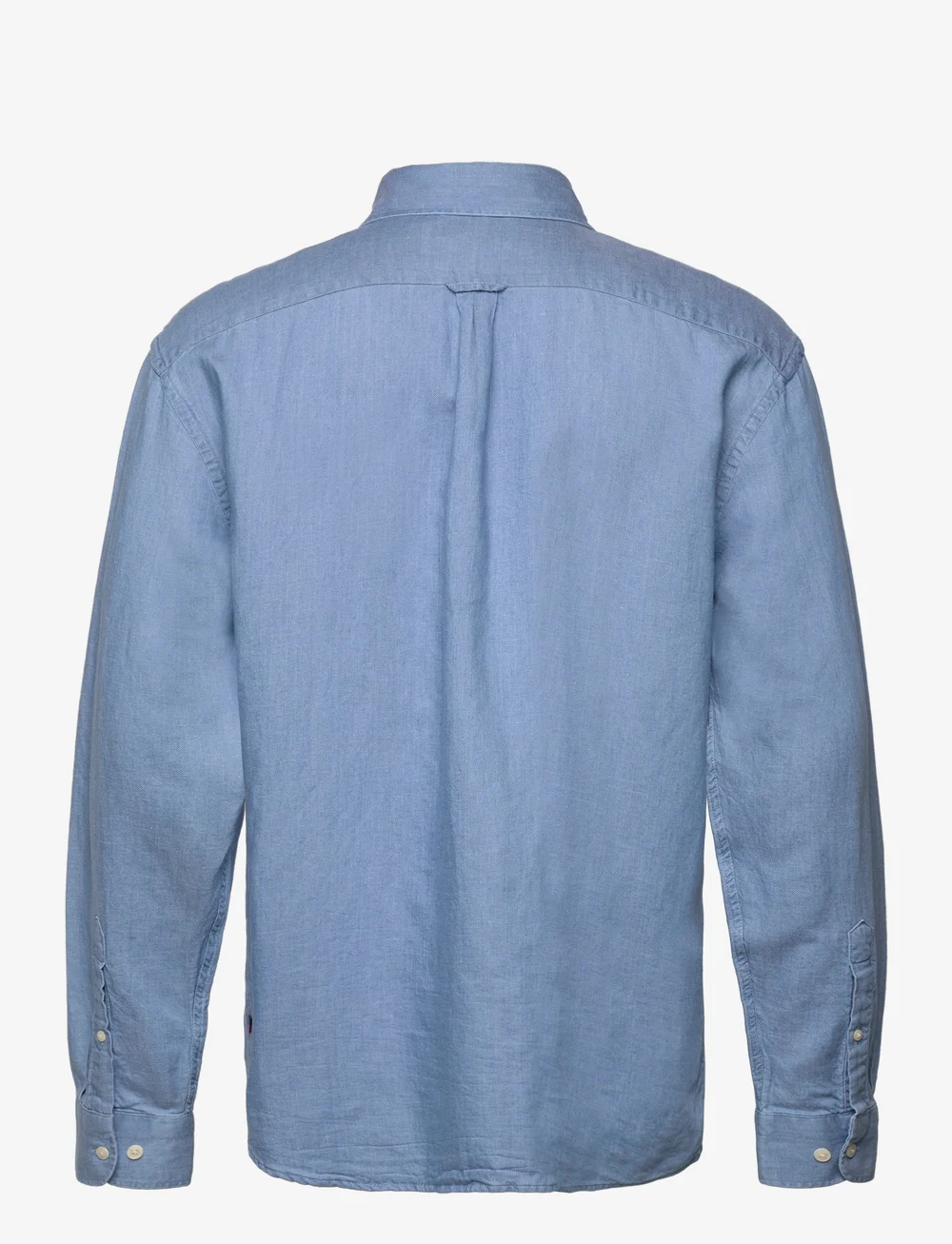 Lexington Clothing - Loose Indigo Linen/Tencel Shirt - rennot kauluspaidat - indigo - 2