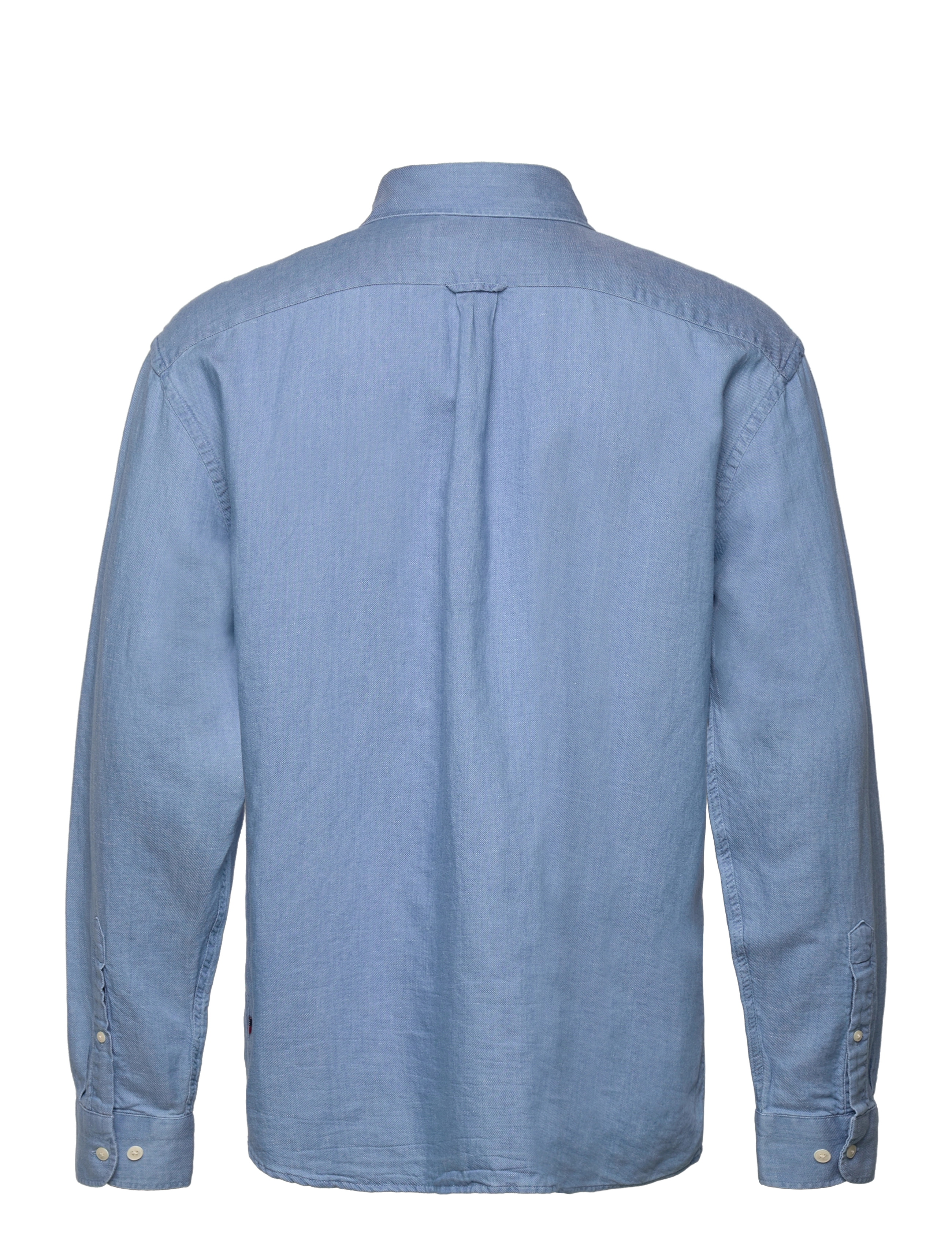 Lexington Clothing - Loose Indigo Linen/Tencel Shirt - laisvalaikio marškiniai - indigo - 2