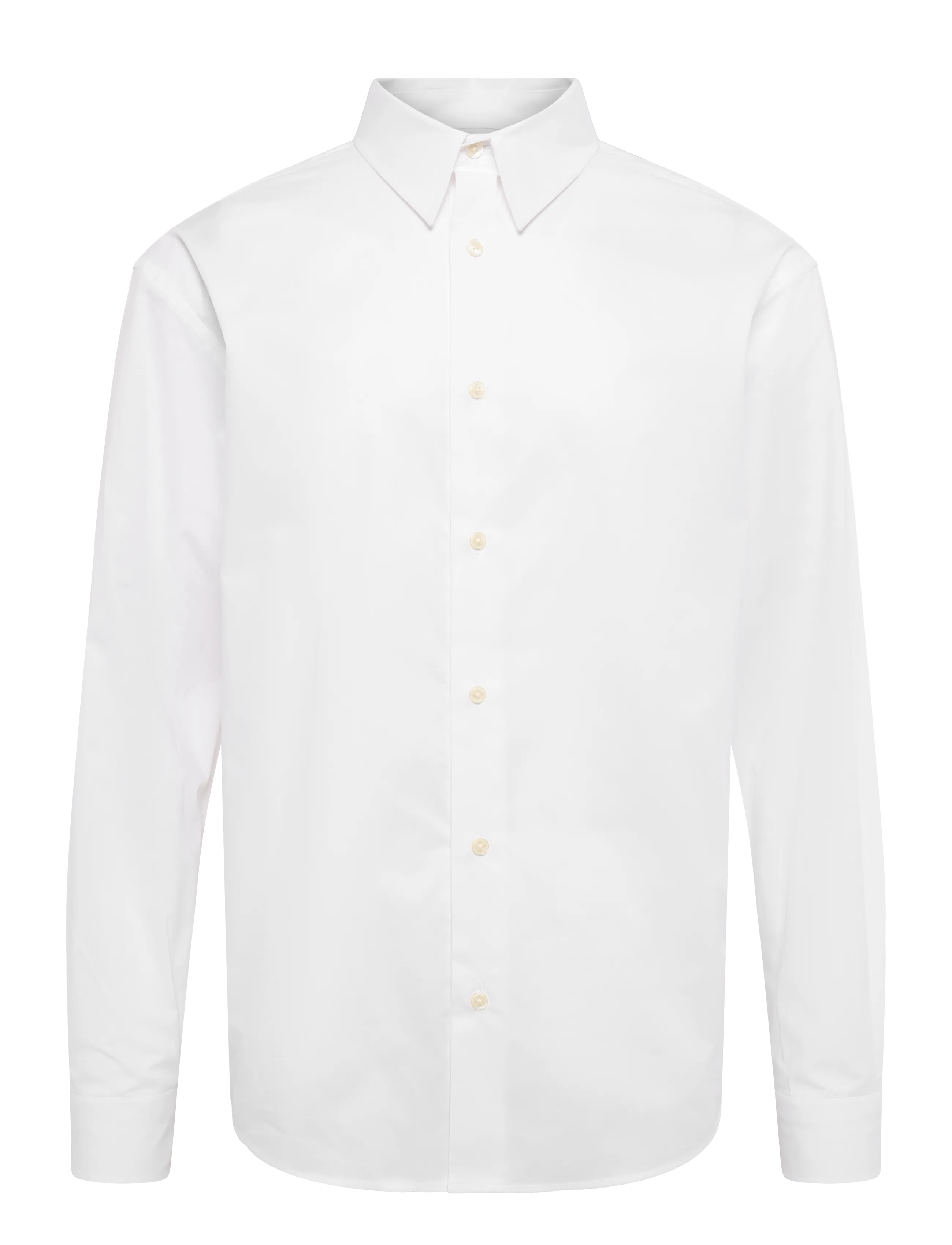 Lexington Clothing Loose Crisp Cotton shirt - Skjortor - WHITE / white