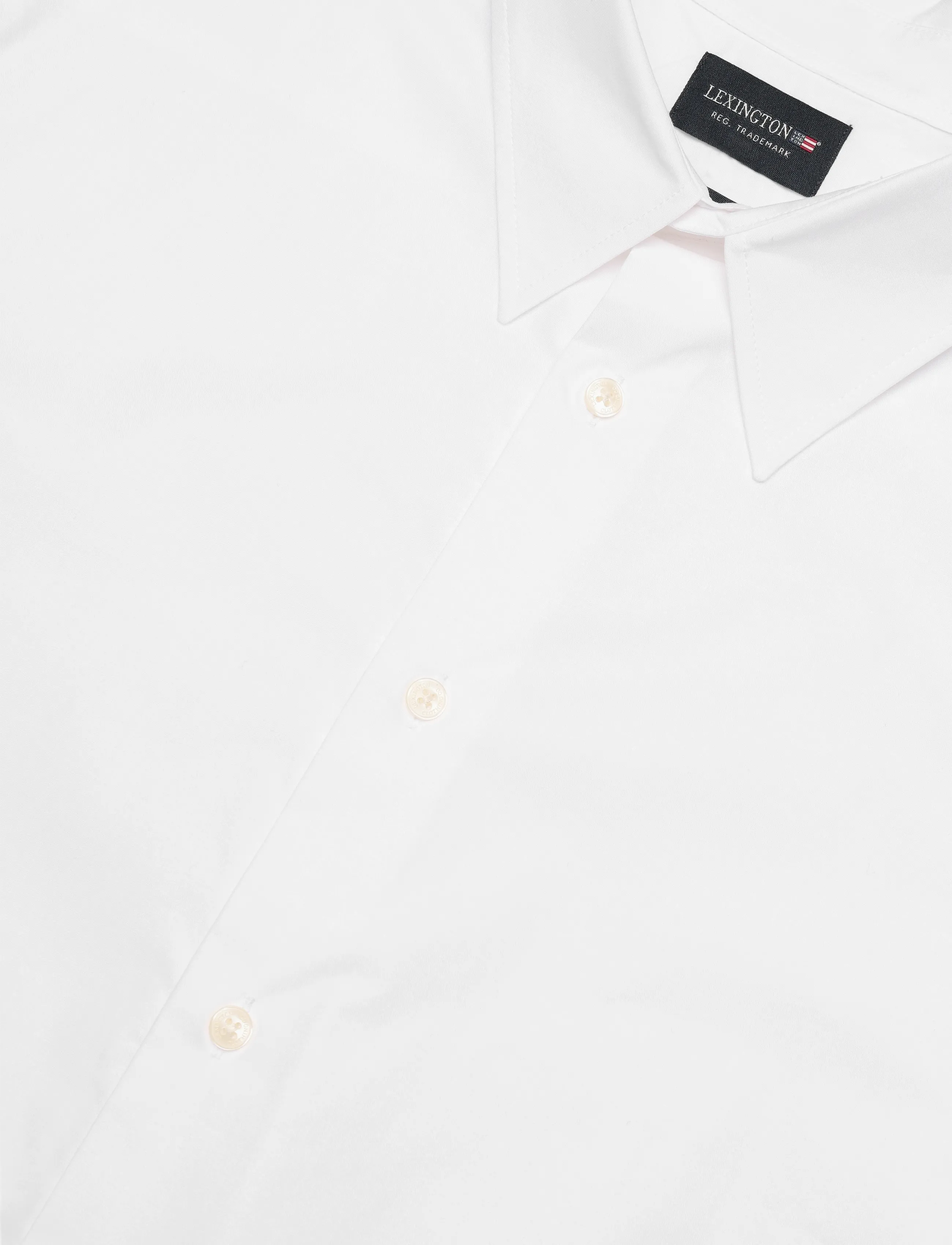 Lexington Clothing - Loose Crisp Cotton shirt - casual skjorter - white - 5