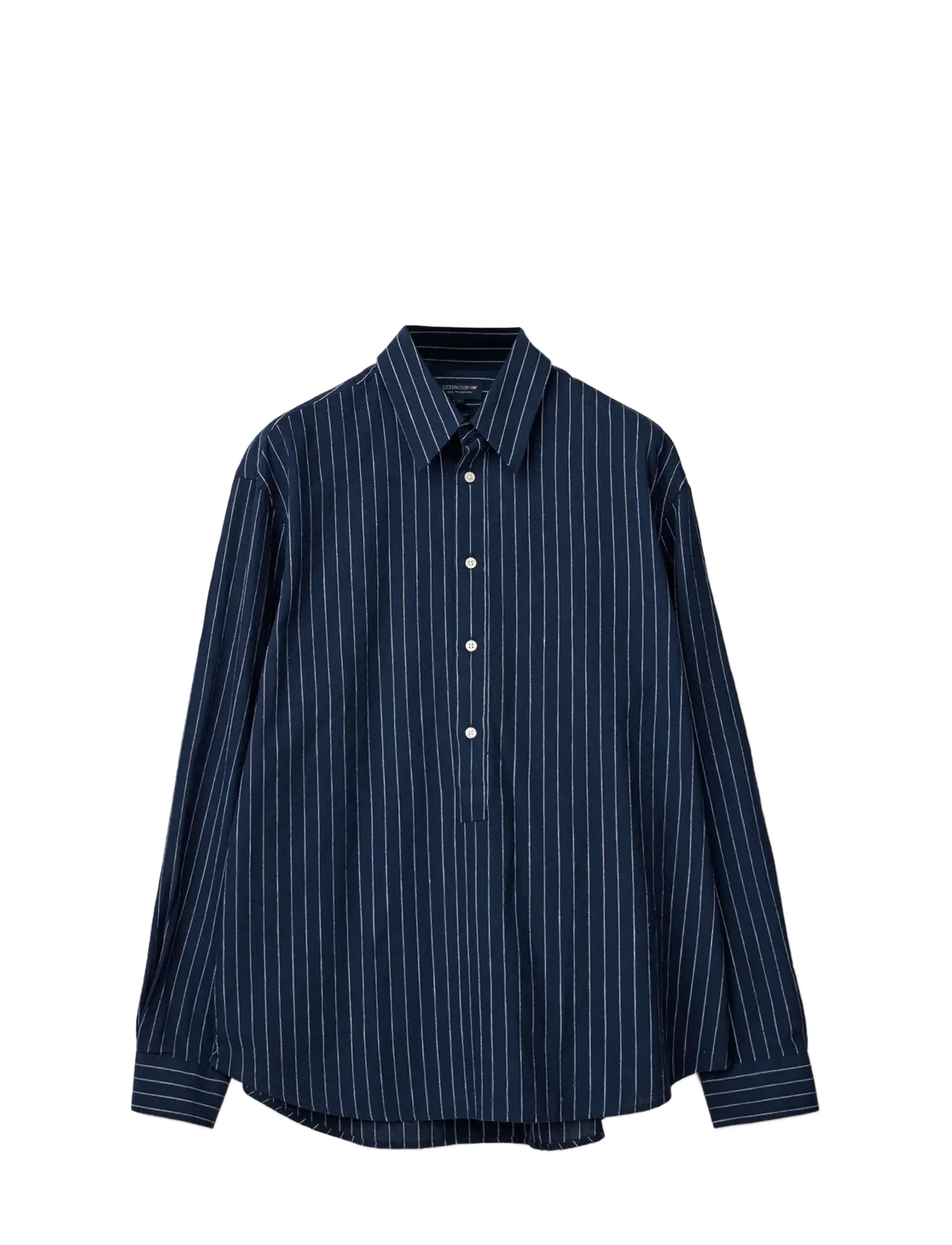 Lexington Clothing Loose Pinstriped Shirt - Lexington Clothing - DK BLUE/WHITE STRIPE / blue