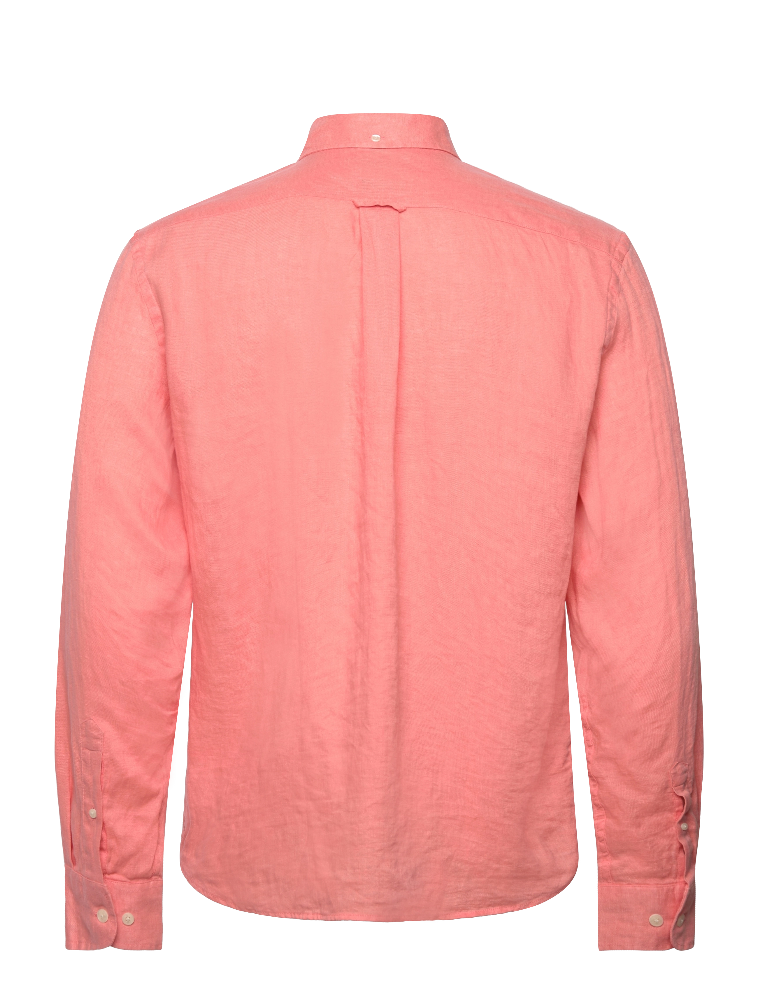 Lexington Clothing - Casual Linen B.D Shirt - coral - 1