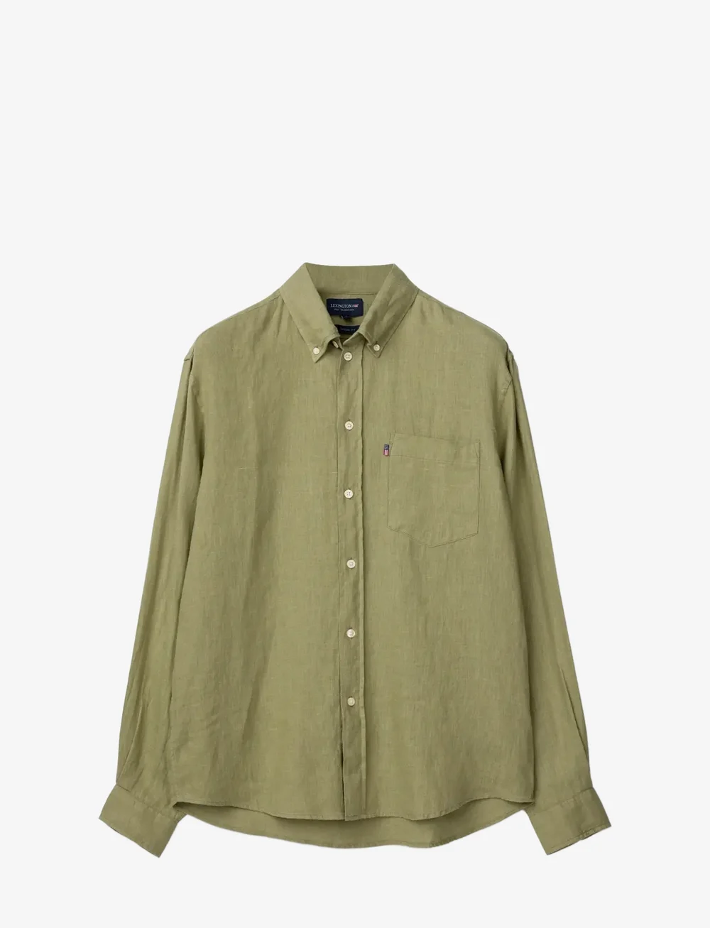 Lexington Clothing - Casual Linen B.D Shirt - linen shirts - green - 1