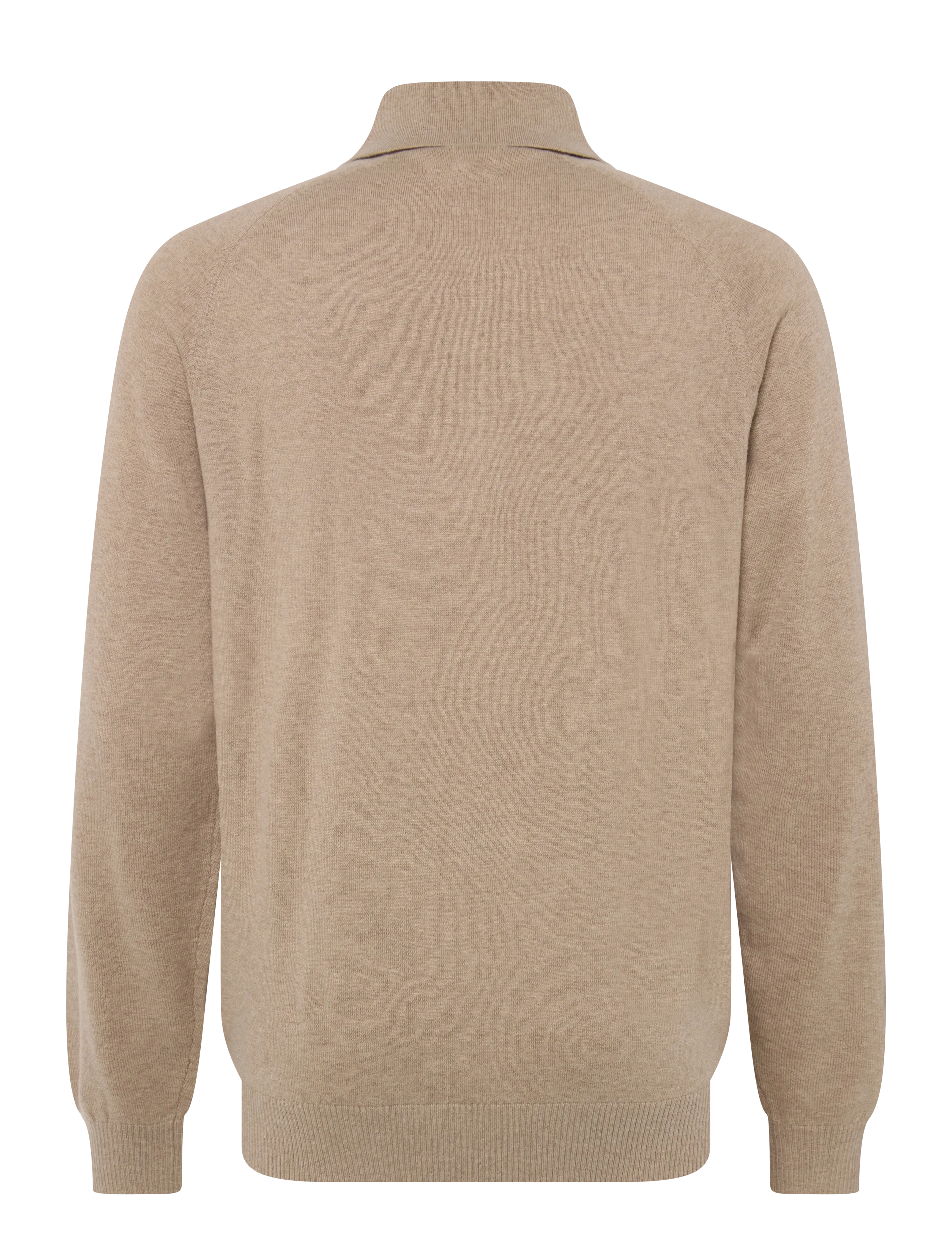 Lexington Clothing - Extra-Fine Merino Blend Rugby Shirt - light brown - 2