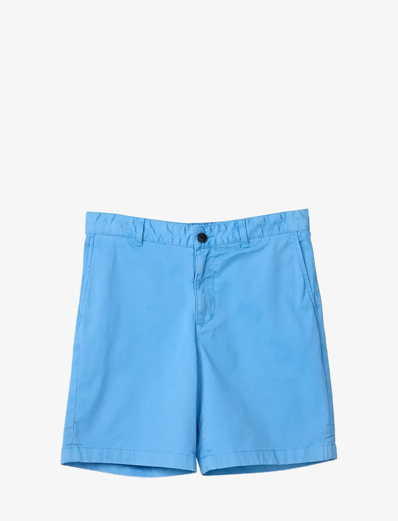 Lexington Clothing - Classic Cotton Twill Shorts - chino lühikesed püksid - blue - 1