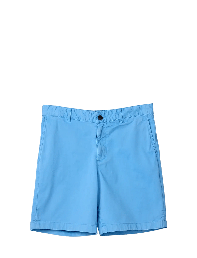 Lexington Clothing - Classic Cotton Twill Shorts - chino lühikesed püksid - blue - 1