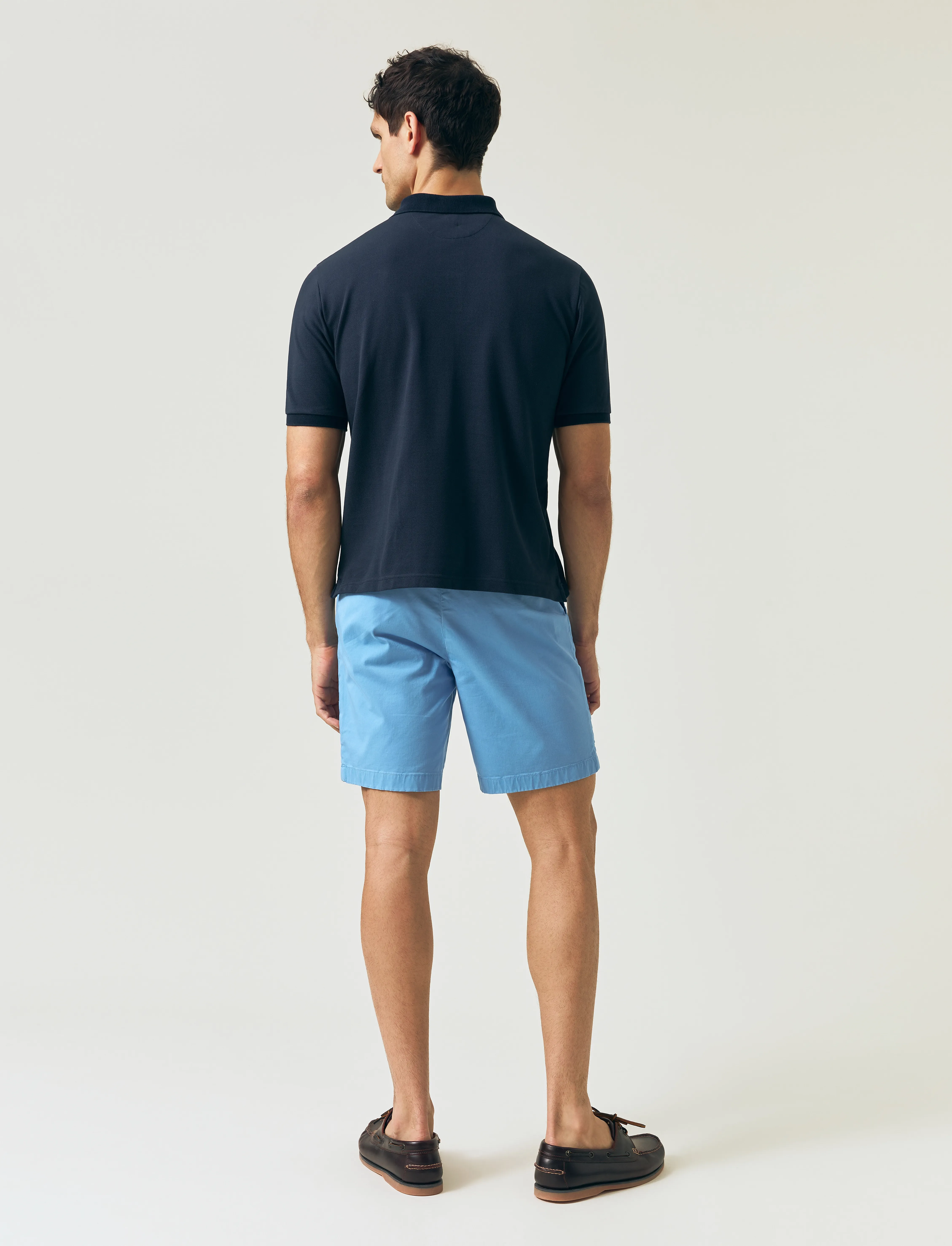 Lexington Clothing - Classic Cotton Twill Shorts - chinos shorts - blue - 3