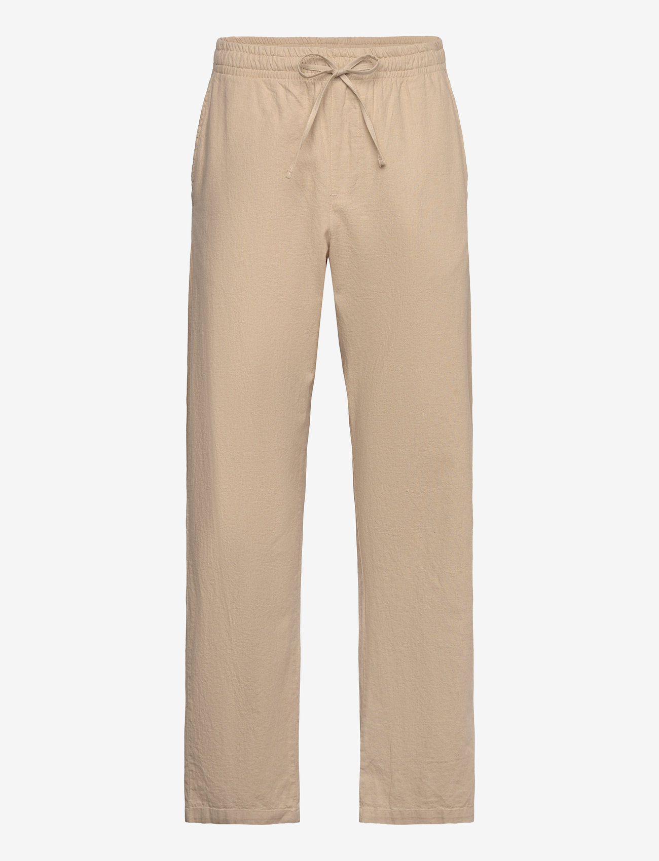 Lexington Clothing - Casual Linen Blend Pants - hørbukser - beige - 1
