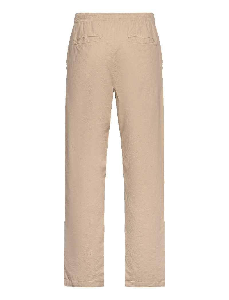 Lexington Clothing - Casual Linen Blend Pants - linen trousers - beige - 2