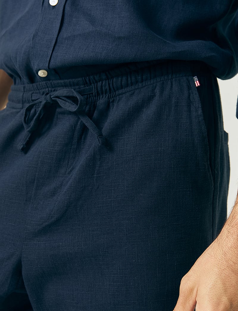 Lexington Clothing - Casual Linen Blend Pants - linen trousers - beige - 4