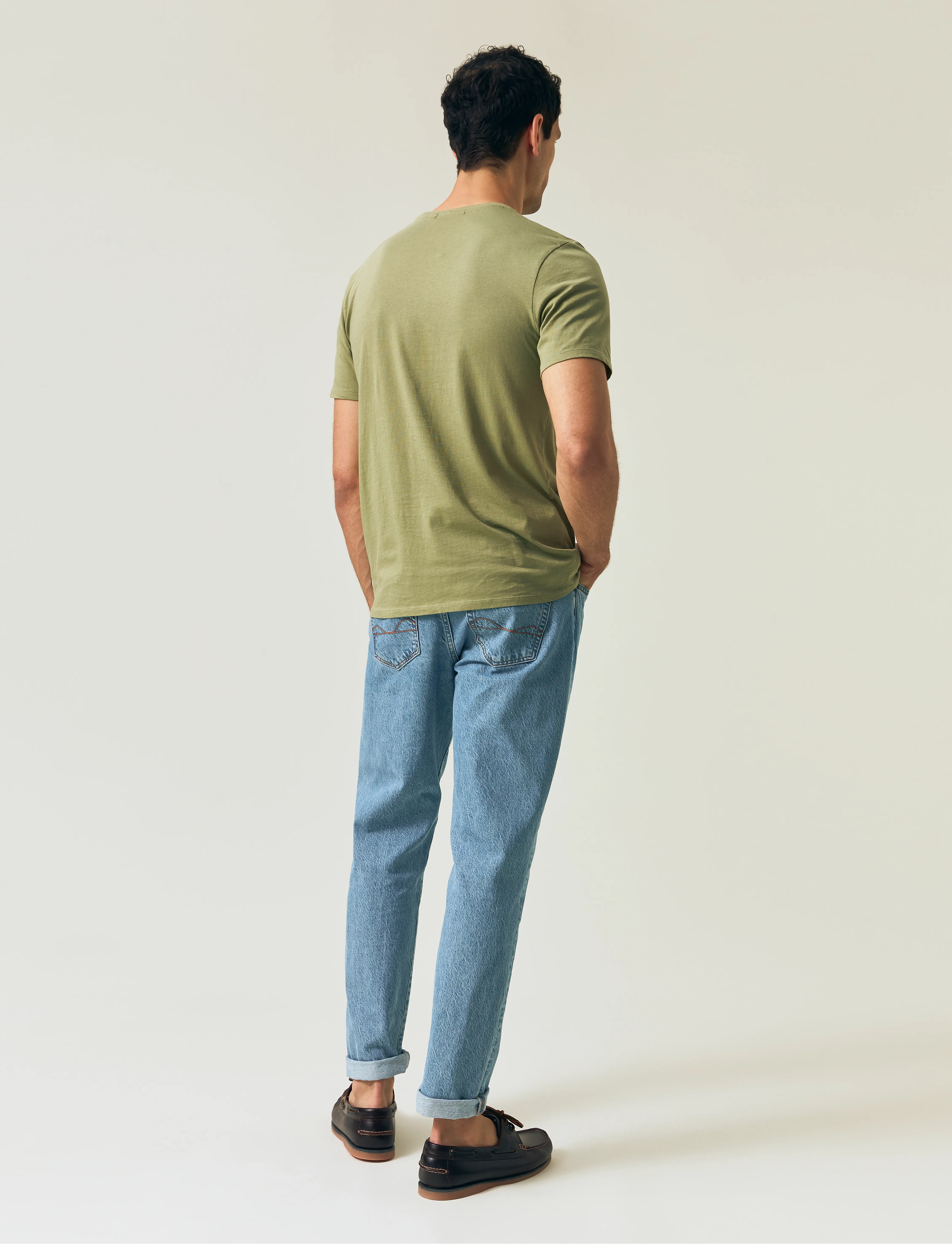 Lexington Clothing - Midweight Faded Tee - kurzärmelig - light green - 4