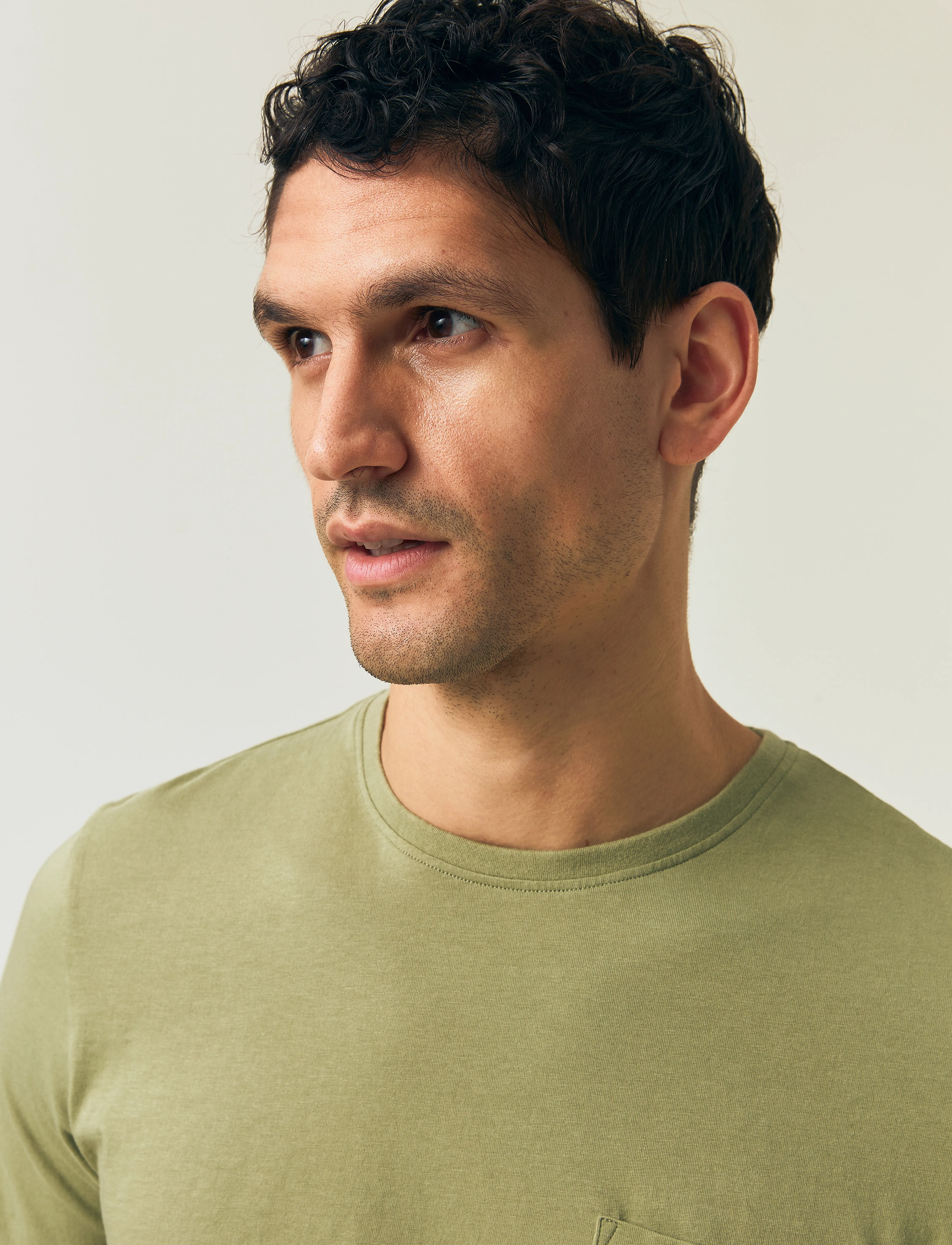 Lexington Clothing - Midweight Faded Tee - kurzärmelig - light green - 5
