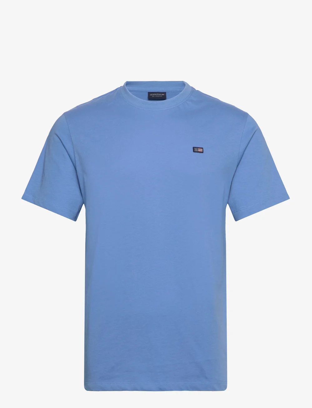 Lexington Clothing - Classic Organic Cotton Logo Tee - short-sleeved t-shirts - blue - 1