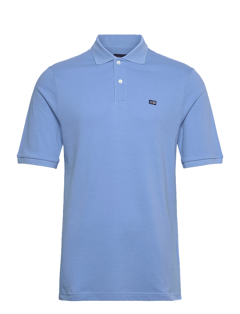 Lexington Clothing - Pique Polo Shirt - kortärmade pikéer - blue - 1