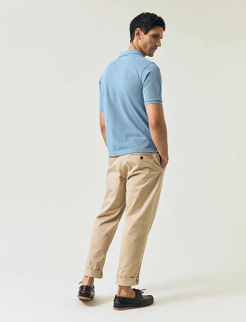 Lexington Clothing - Pique Polo Shirt - kortärmade pikéer - blue - 4