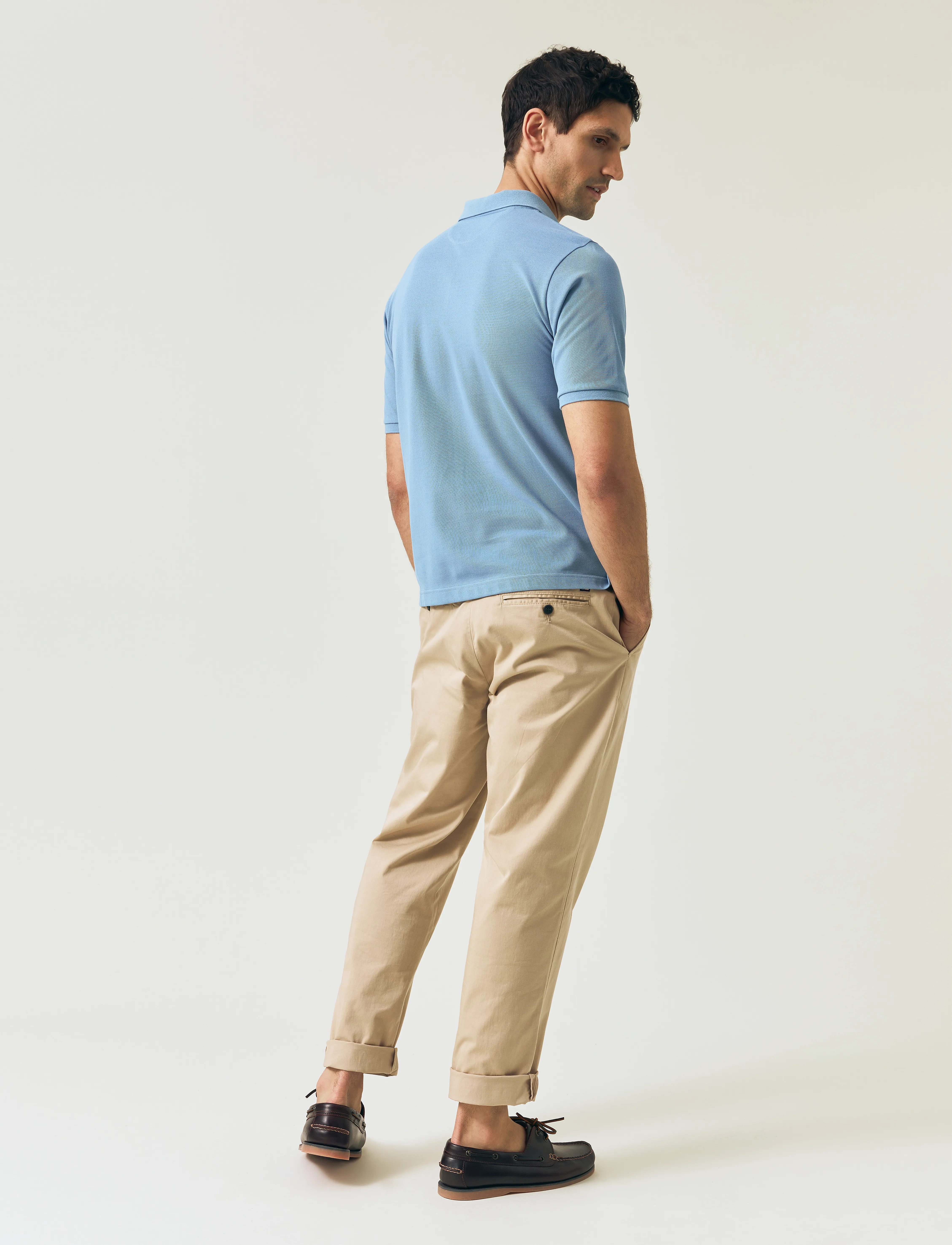 Lexington Clothing - Pique Polo Shirt - blue - 4