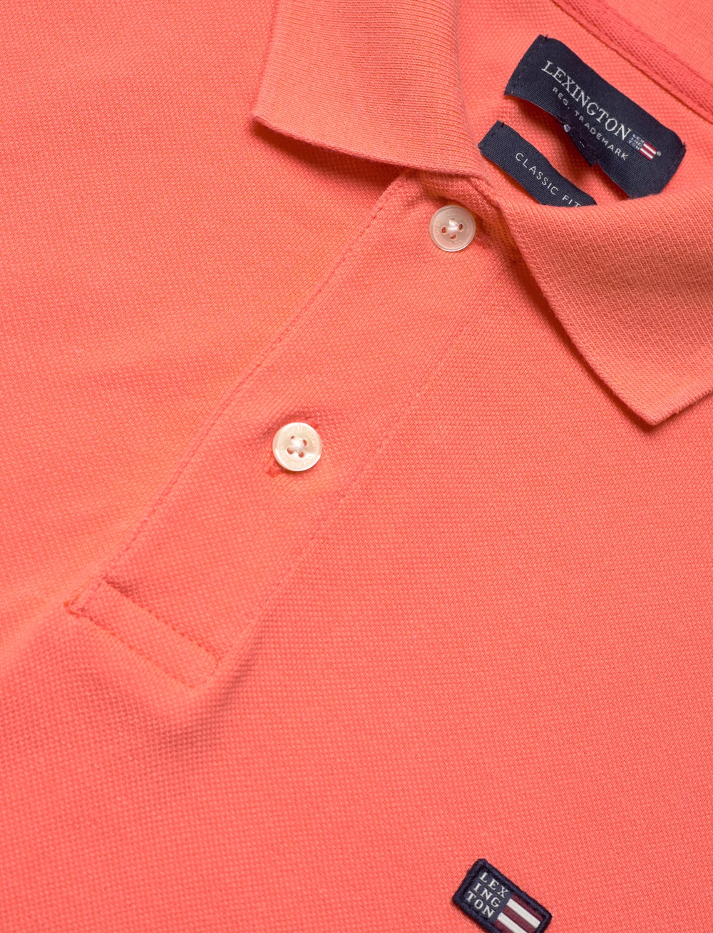 Lexington Clothing - Pique Polo Shirt - kurzärmelig - coral - 2