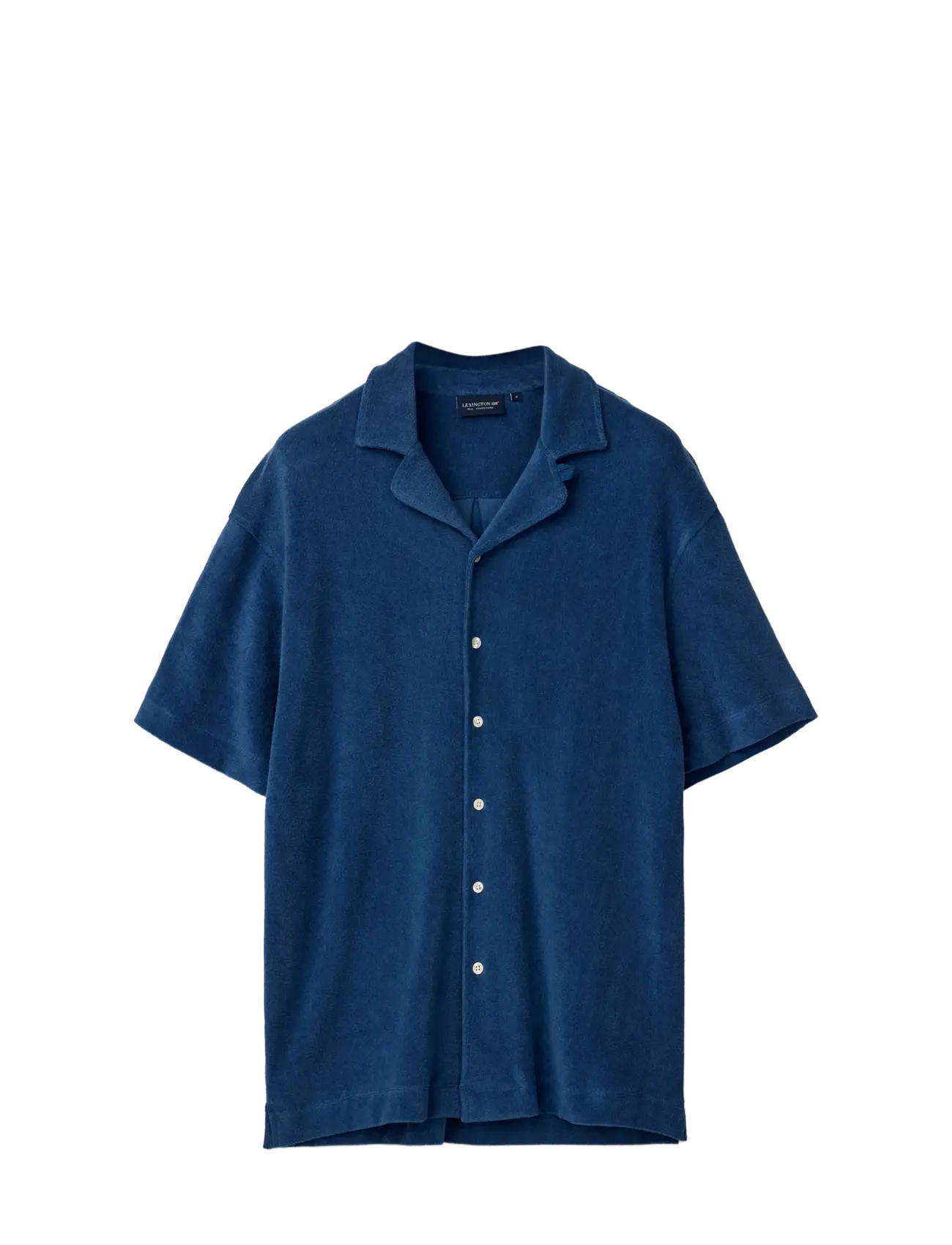 Lexington Clothing Camp Organic Cotton Terry Shirt - Lexington Clothing - DARK BLUE / blue