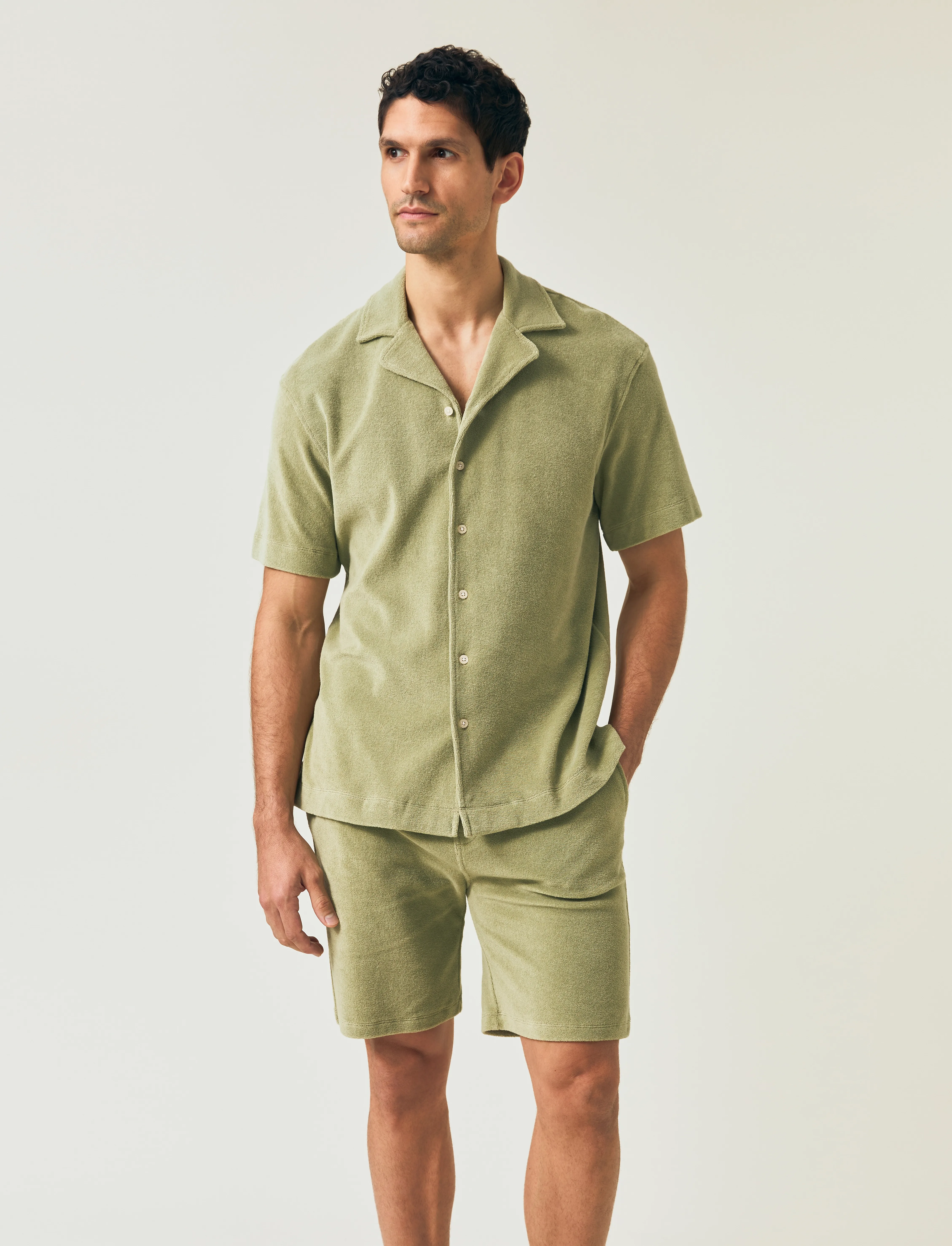Lexington Clothing - Camp Organic Cotton Terry Shirt - green - 2