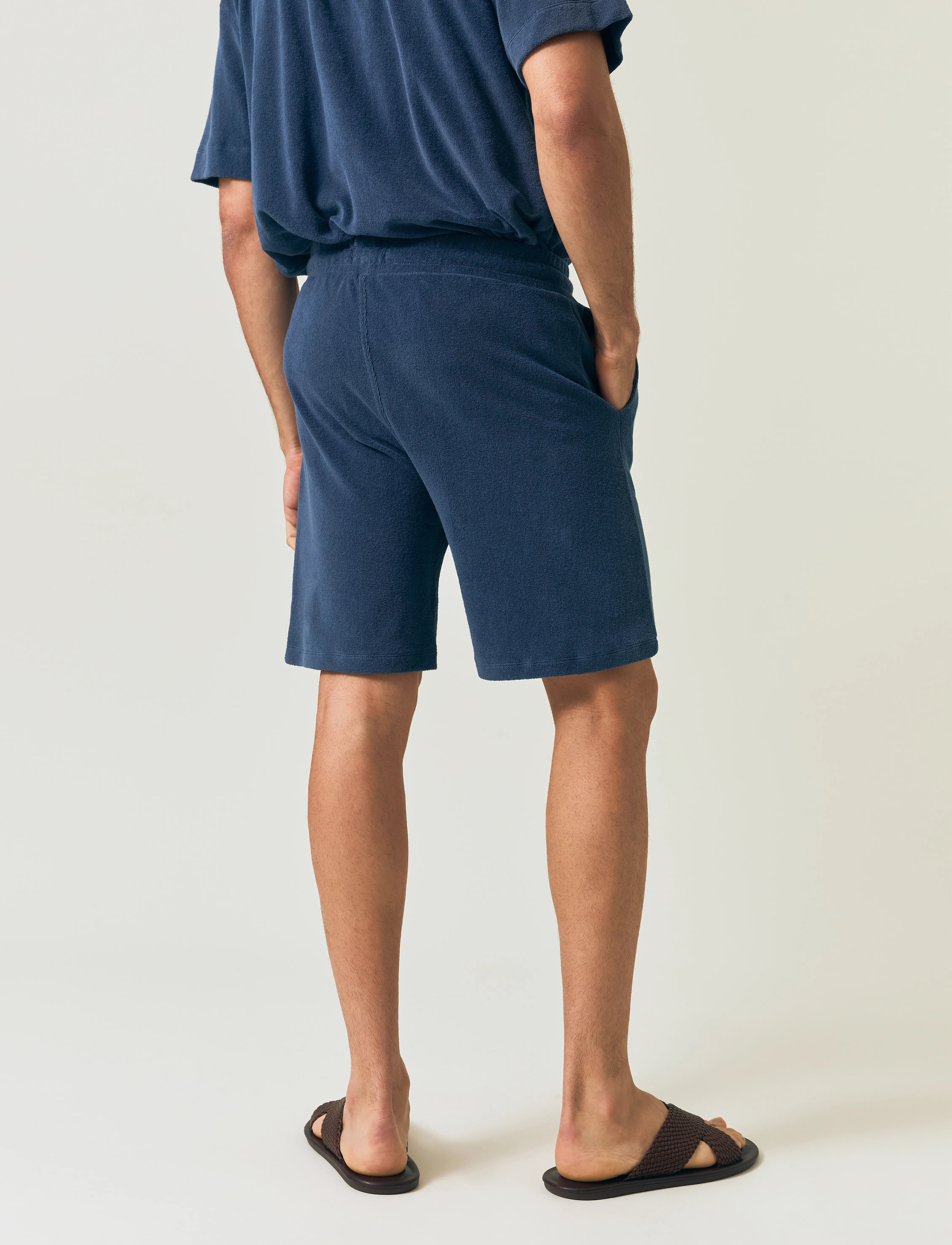 Lexington Clothing - Organic Cotton Terry Shorts - dark blue - 3
