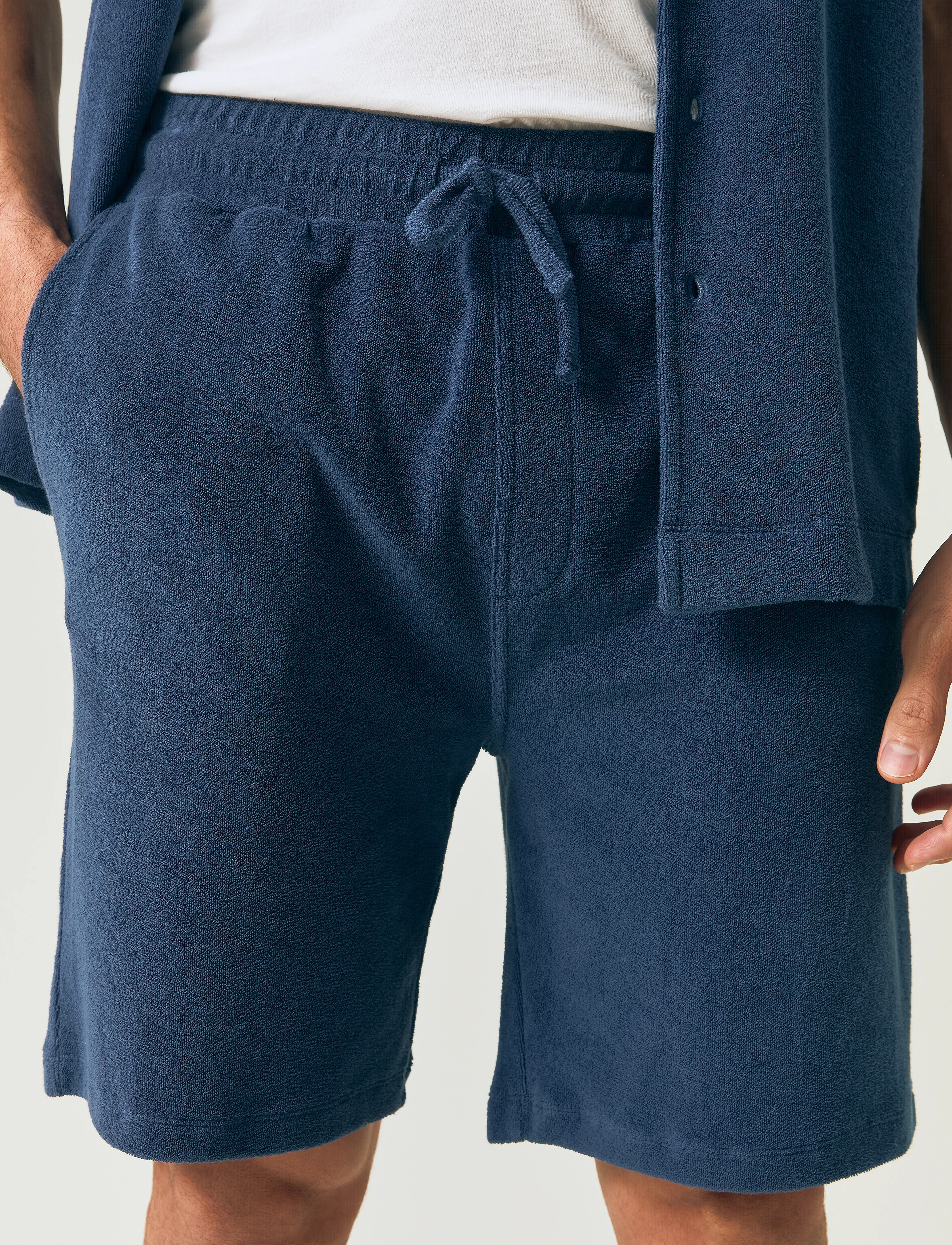 Lexington Clothing - Organic Cotton Terry Shorts - dark blue - 4