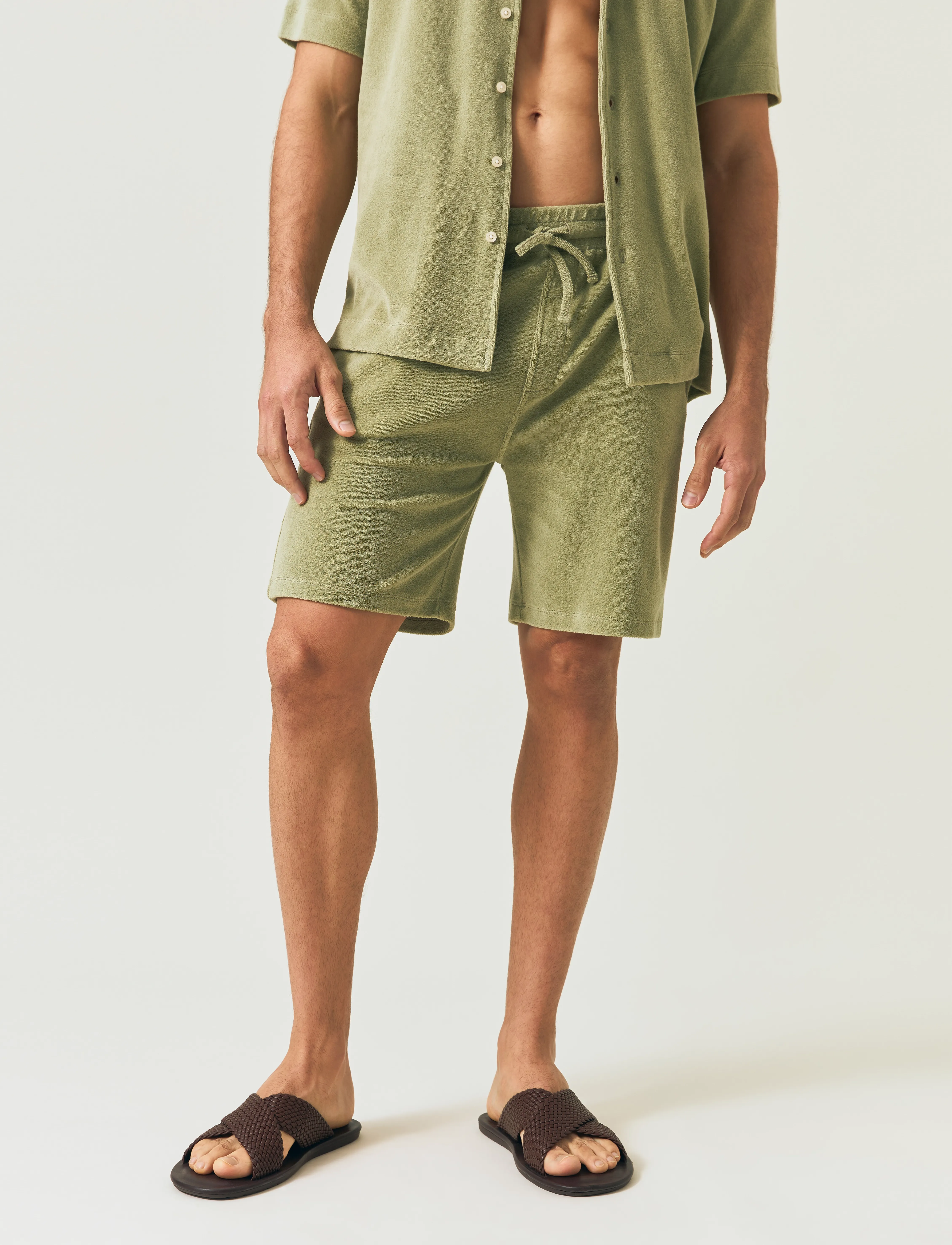 Lexington Clothing - Organic Cotton Terry Shorts - green - 2