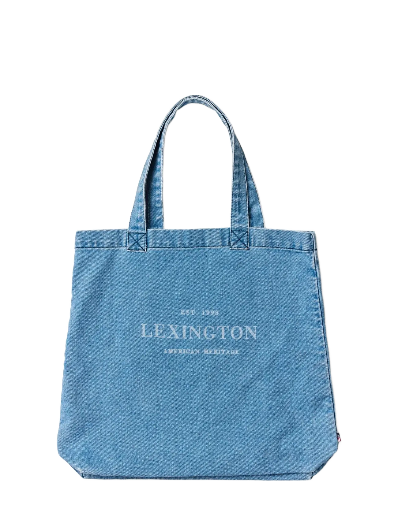 Washed Denim Shopper - LT BLUE DENIM